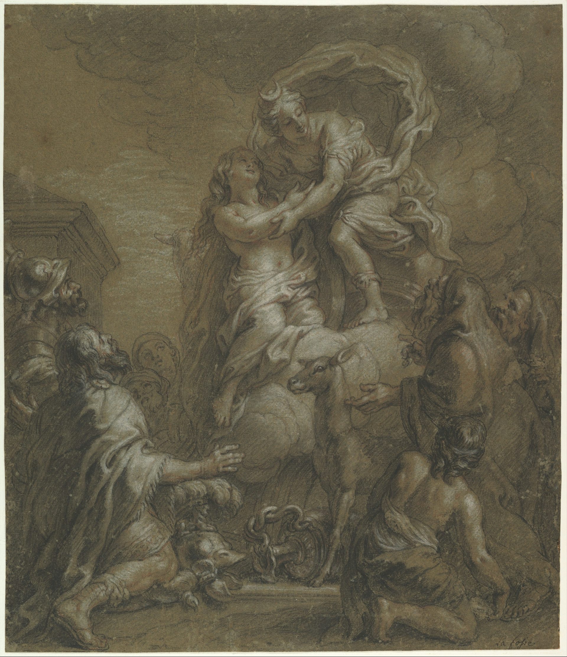 Sacrifice of Iphigenia by Charles de la Fosse