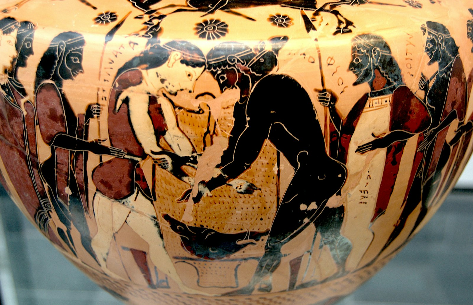 Atalanta and Peleus, circa 530 bce