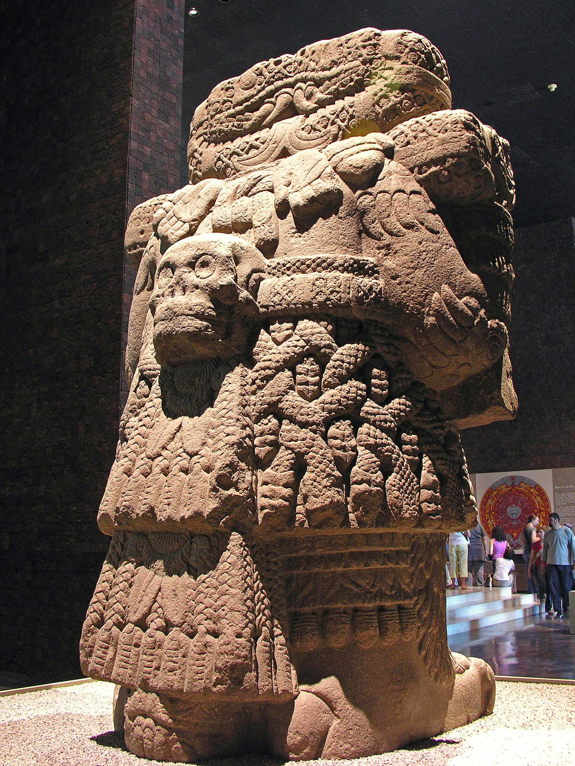 Coatlicue Heykel Ulusal Antropoloji Müzesi Mexico City