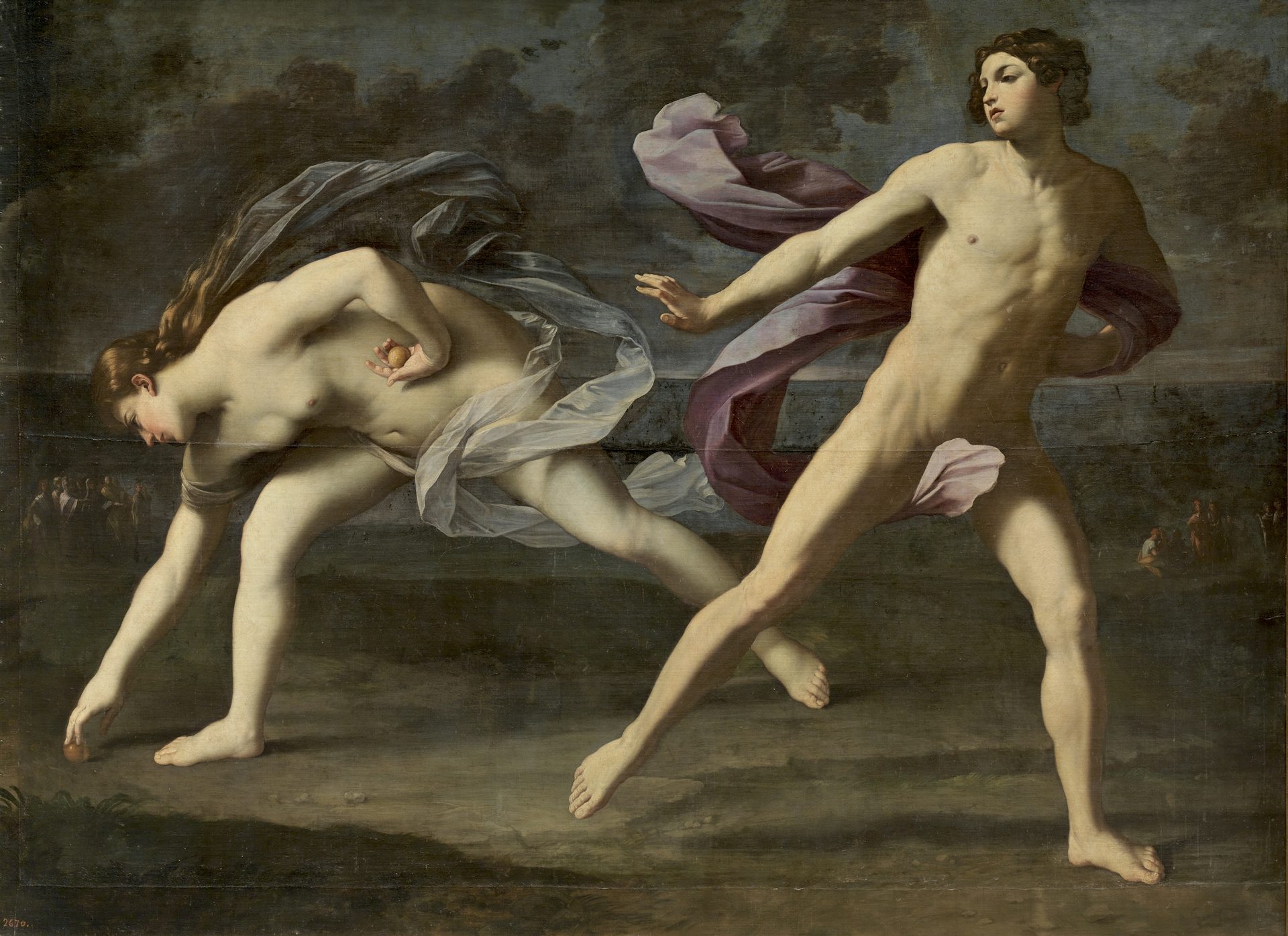 Hippomenes and Atalanta by Guido Reni-1618-1619