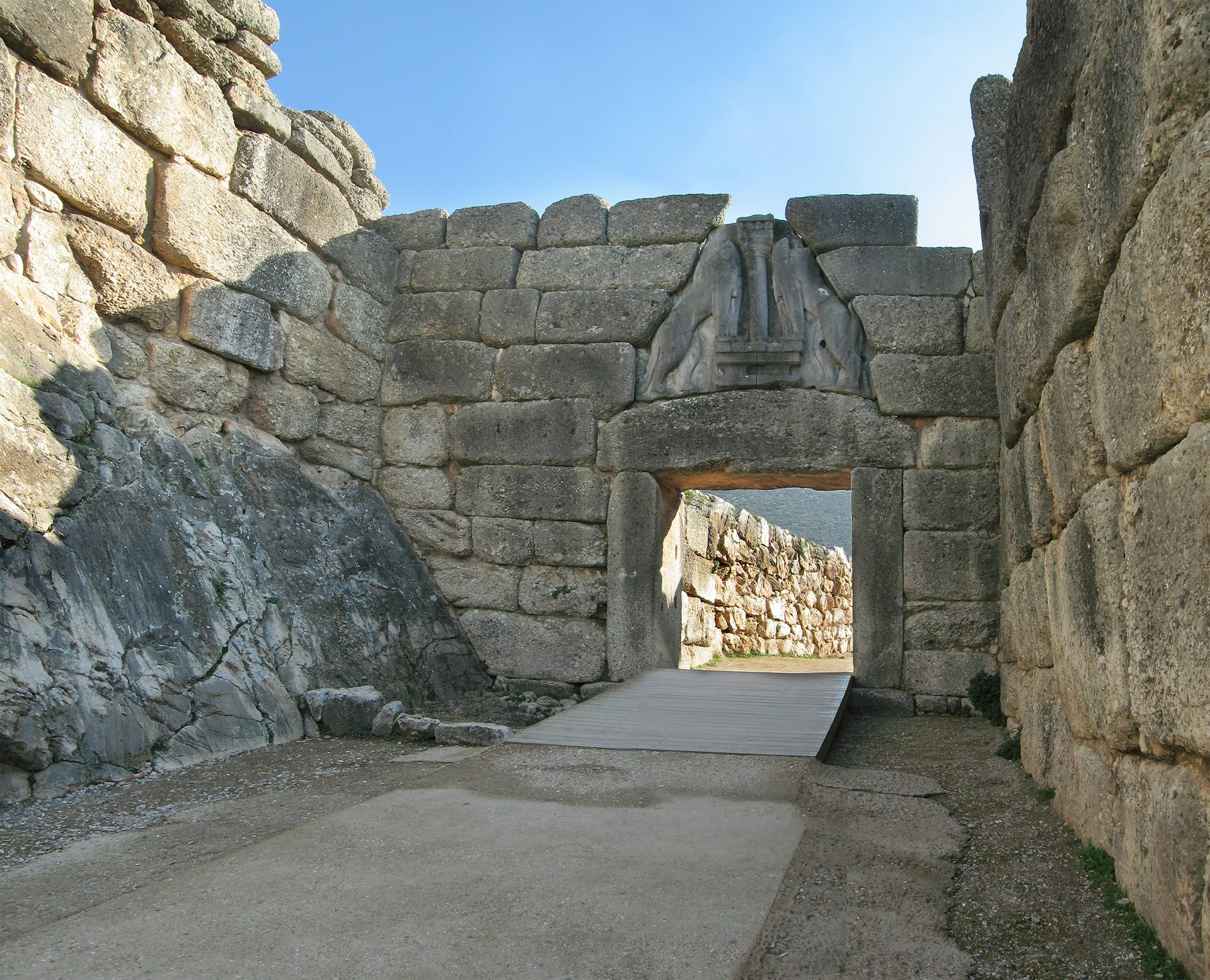 The Lions Gate in Mycenae