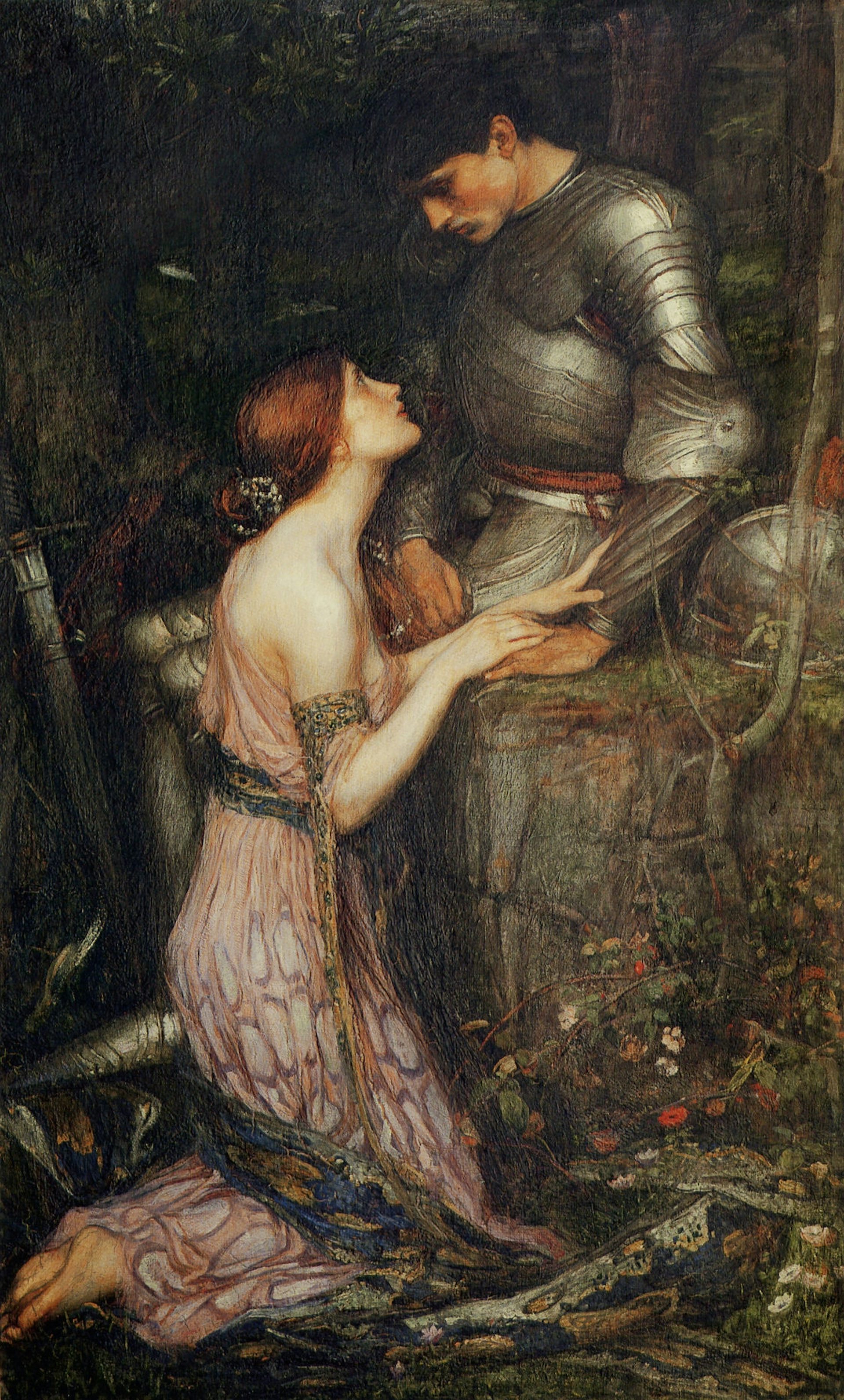 Lamia and the Soldier by John William Waterhouse,1905