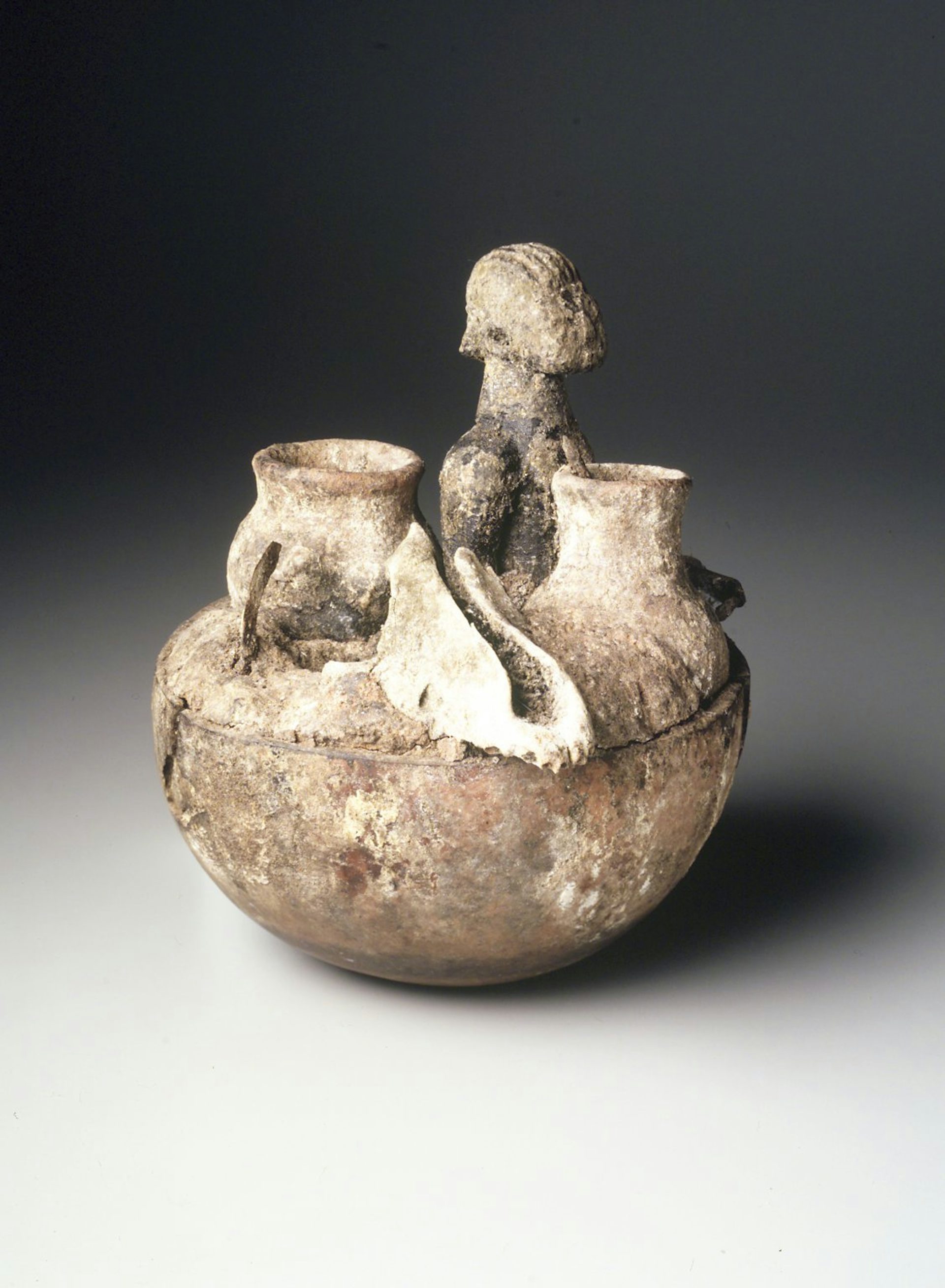 Medicine Vessel, by Ewe artist, (early 20th century).