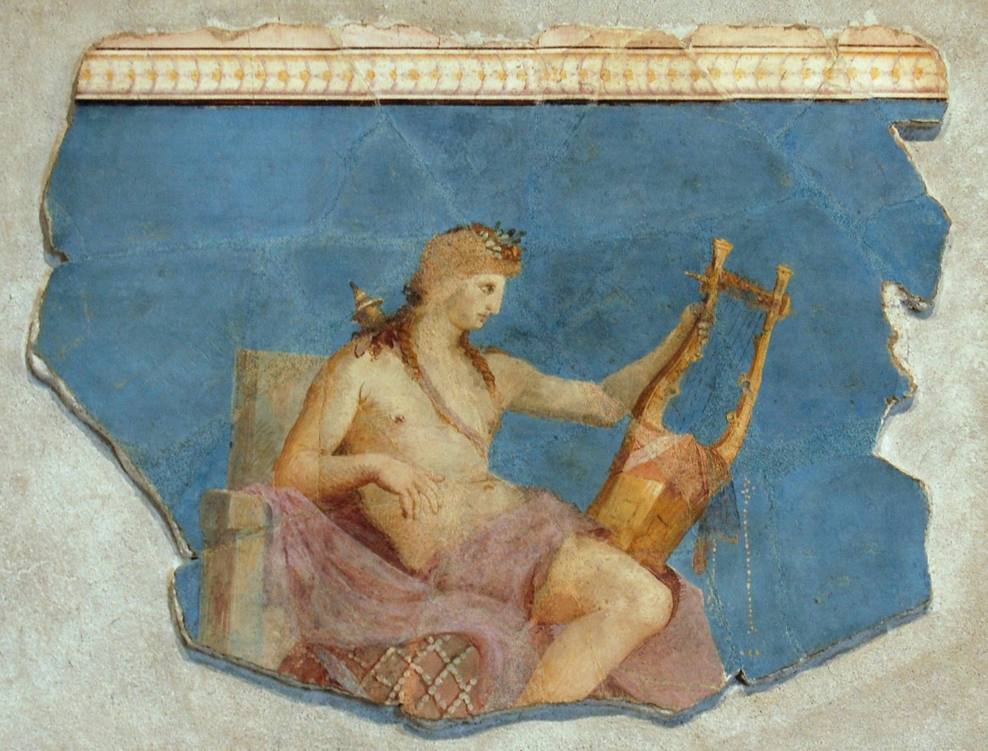 Fresco of Apollo