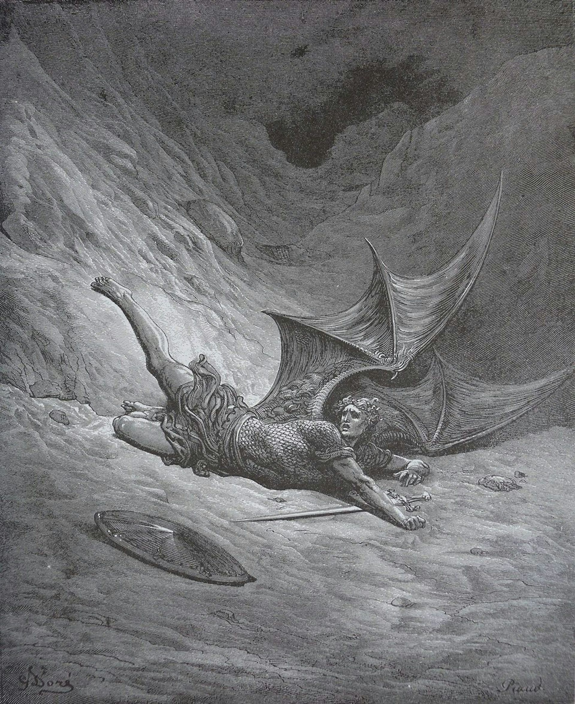 Illustration for John Milton's Paradise Lost by Gustave Doré