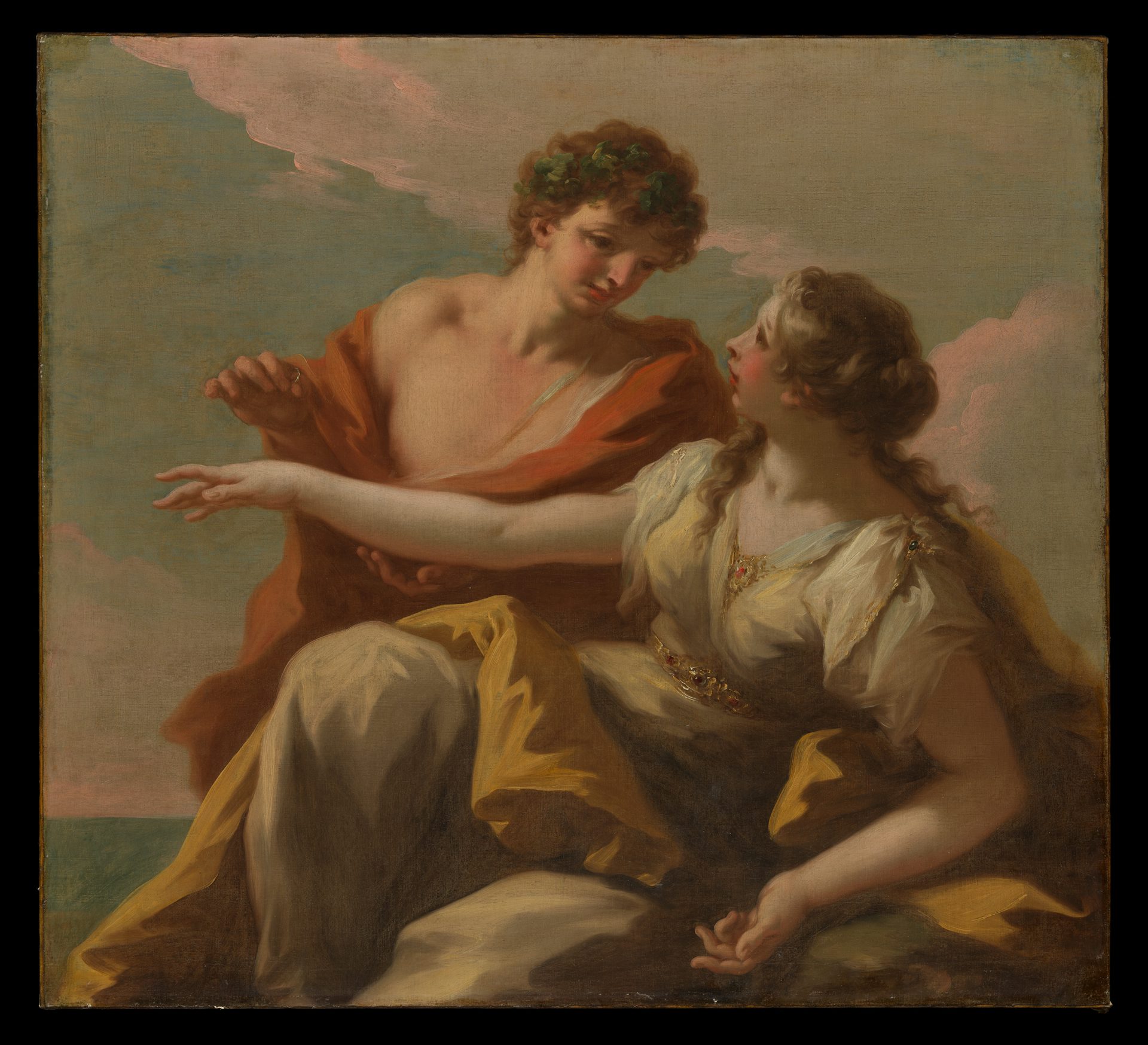 Bacchus and Ariadne by Giovanni Antonio Pellegrini