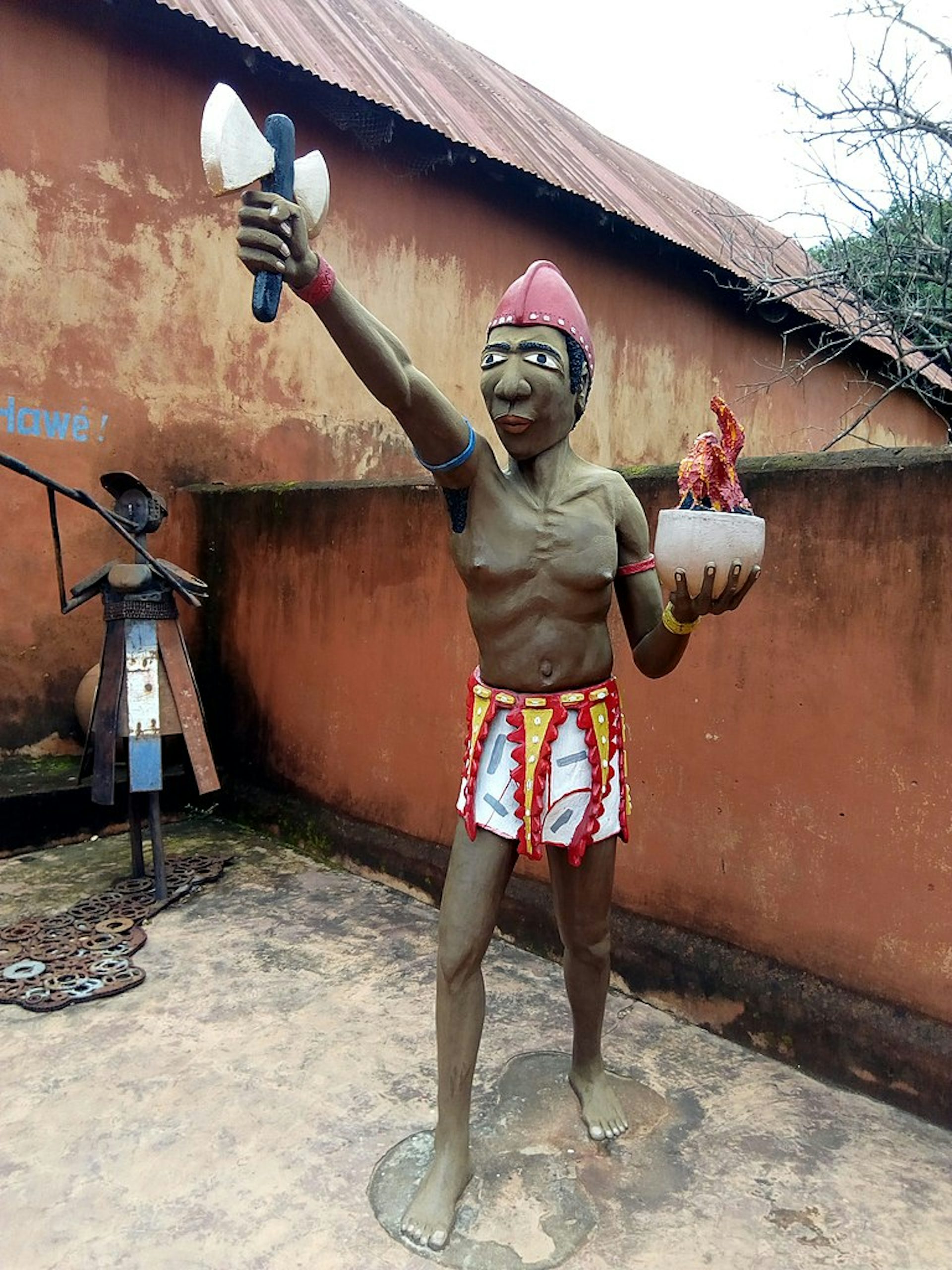 A Representation of Hevioso (Sogbo) photographed by Rachad Sanoussi, (2019).