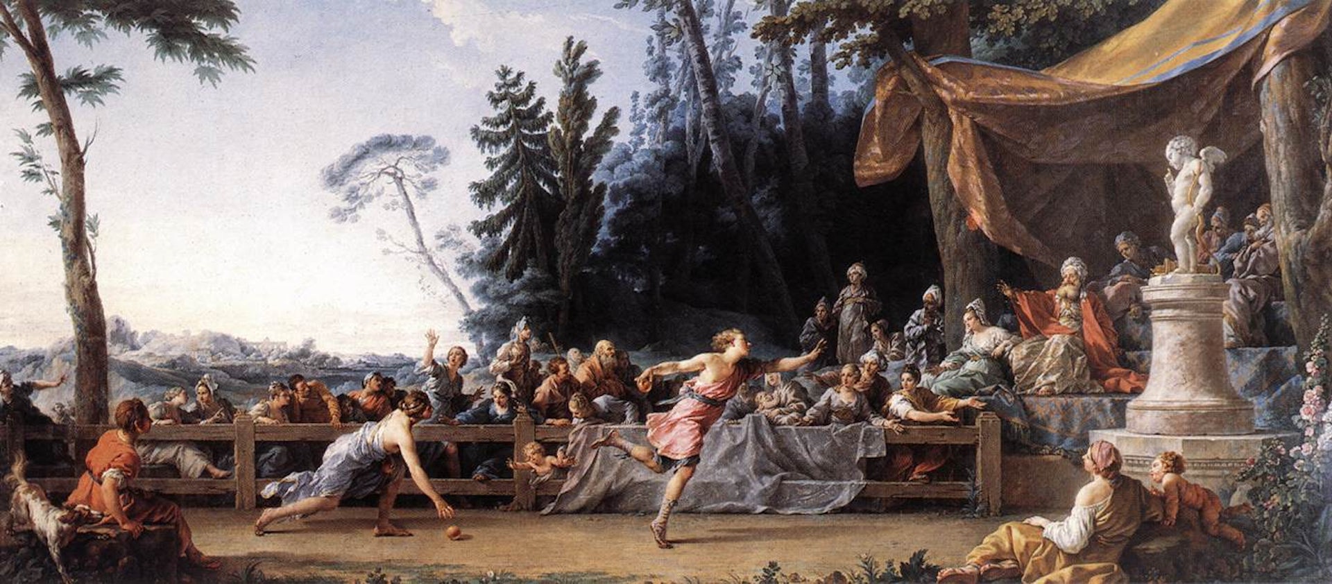 The Race between Hippomenes and Atalanta by Noël Hallé