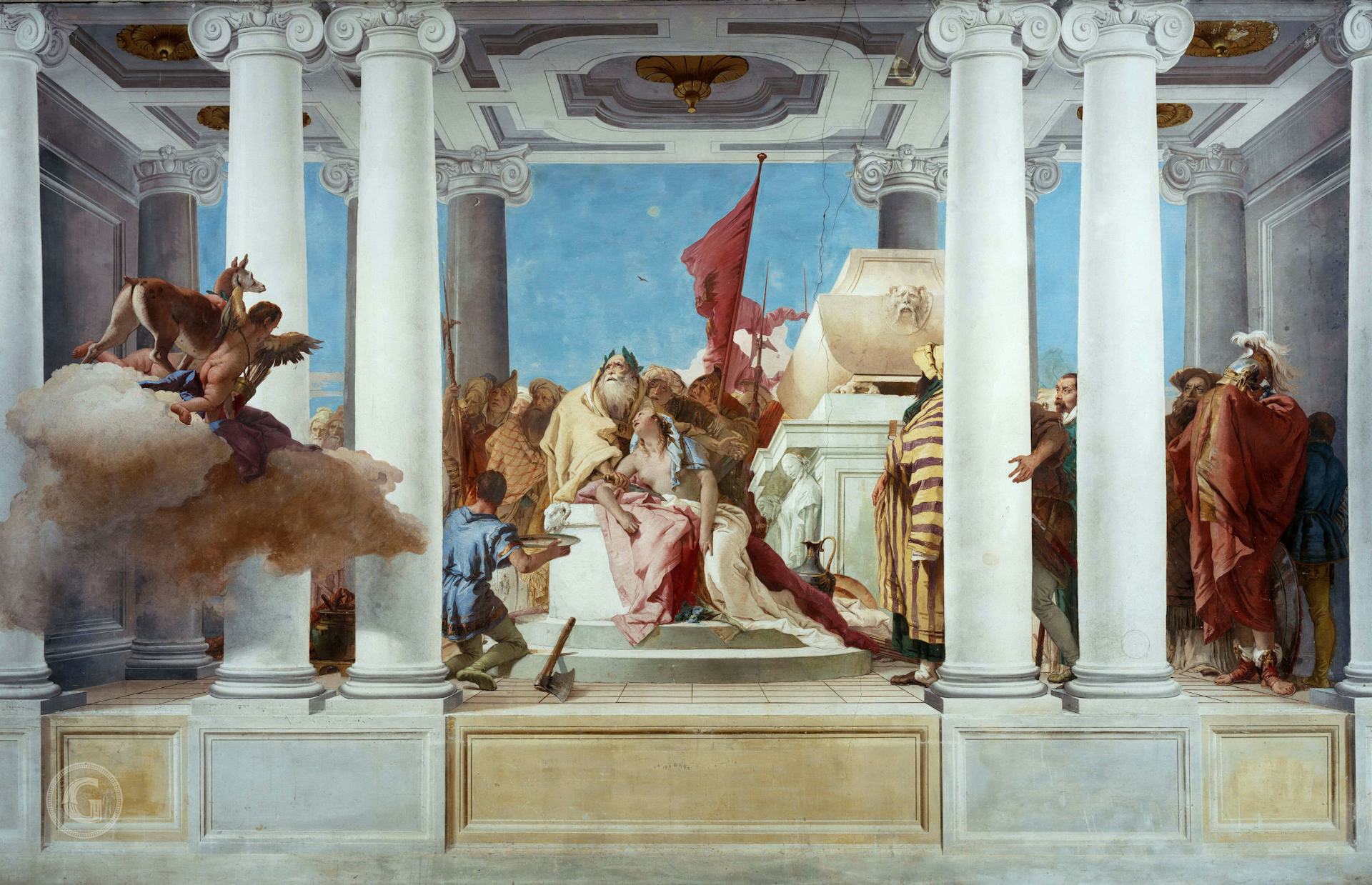The Sacrifice of Iphigenia by Giovanni Battista Tiepolo