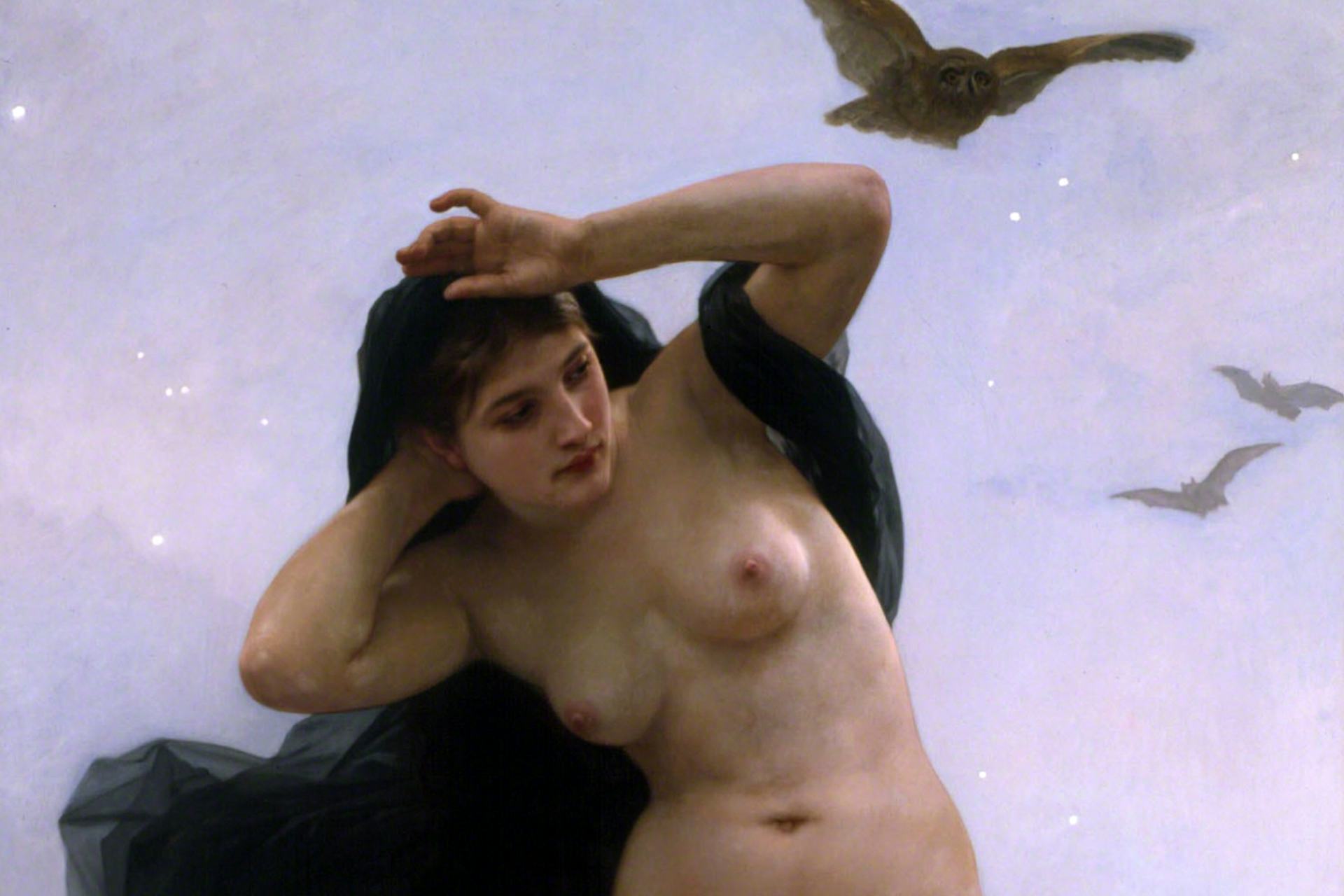Night by William-Adolphe Bouguereau (1883) 
