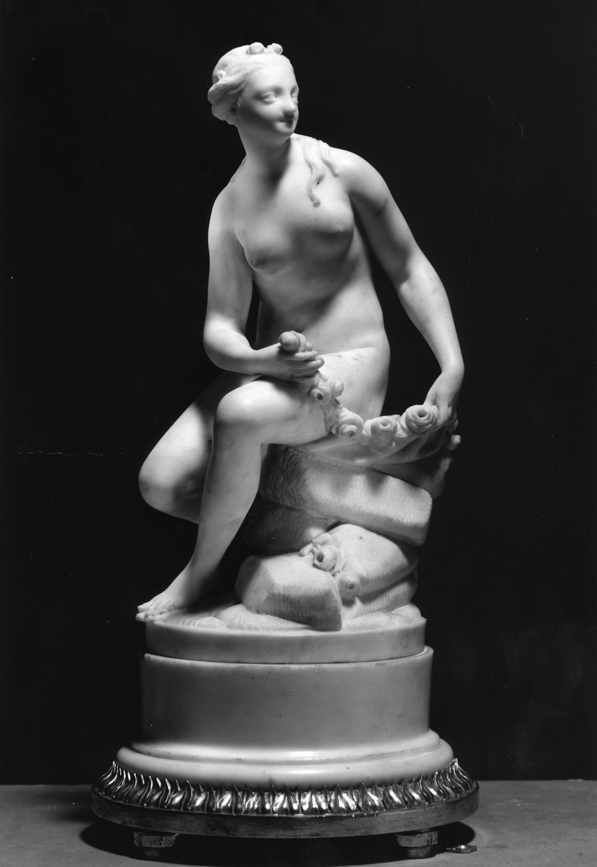 Nymph Seated, possibly by Etienne-Maurice Falconet