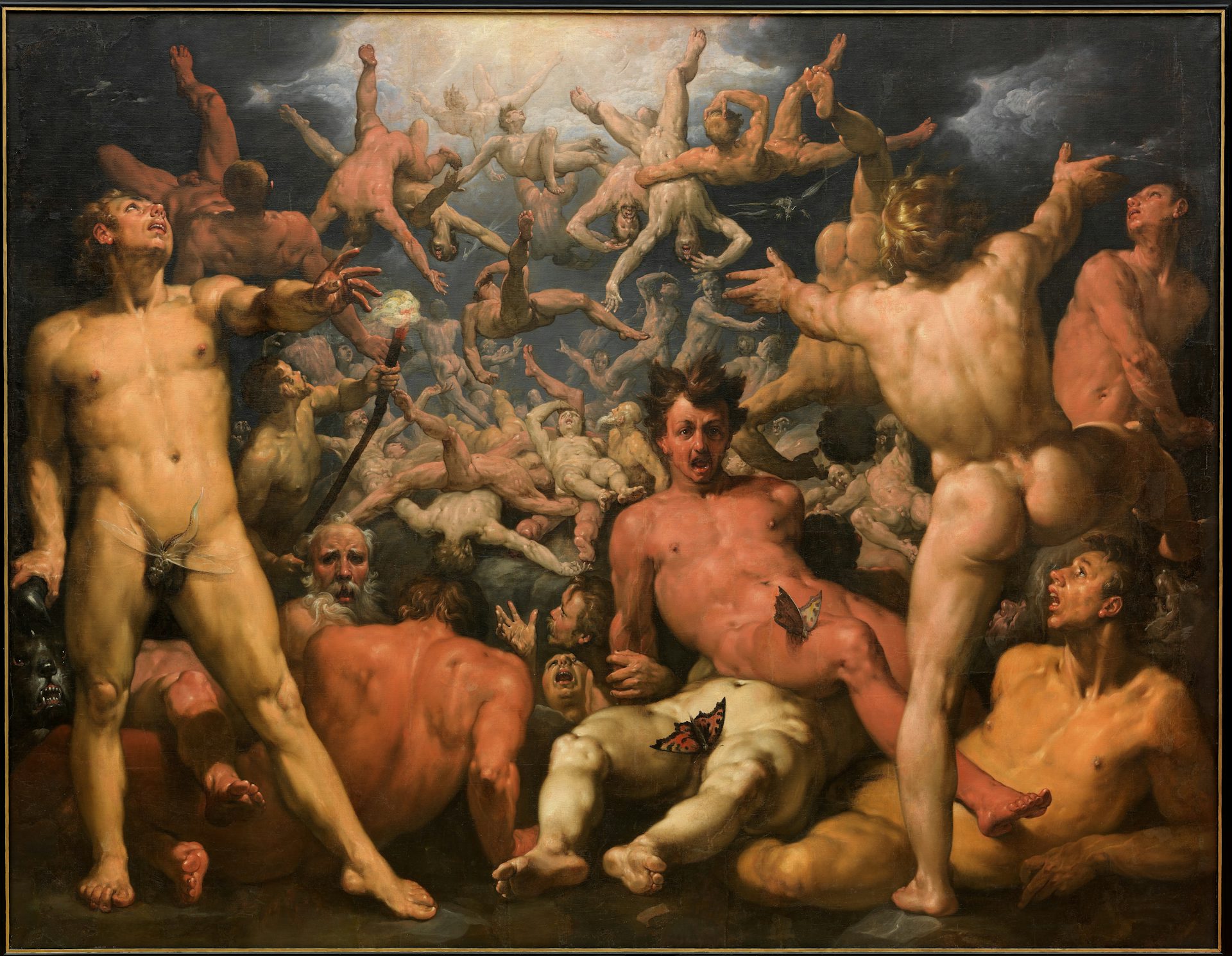 The Fall of the Titans by Cornelis van Haarlem