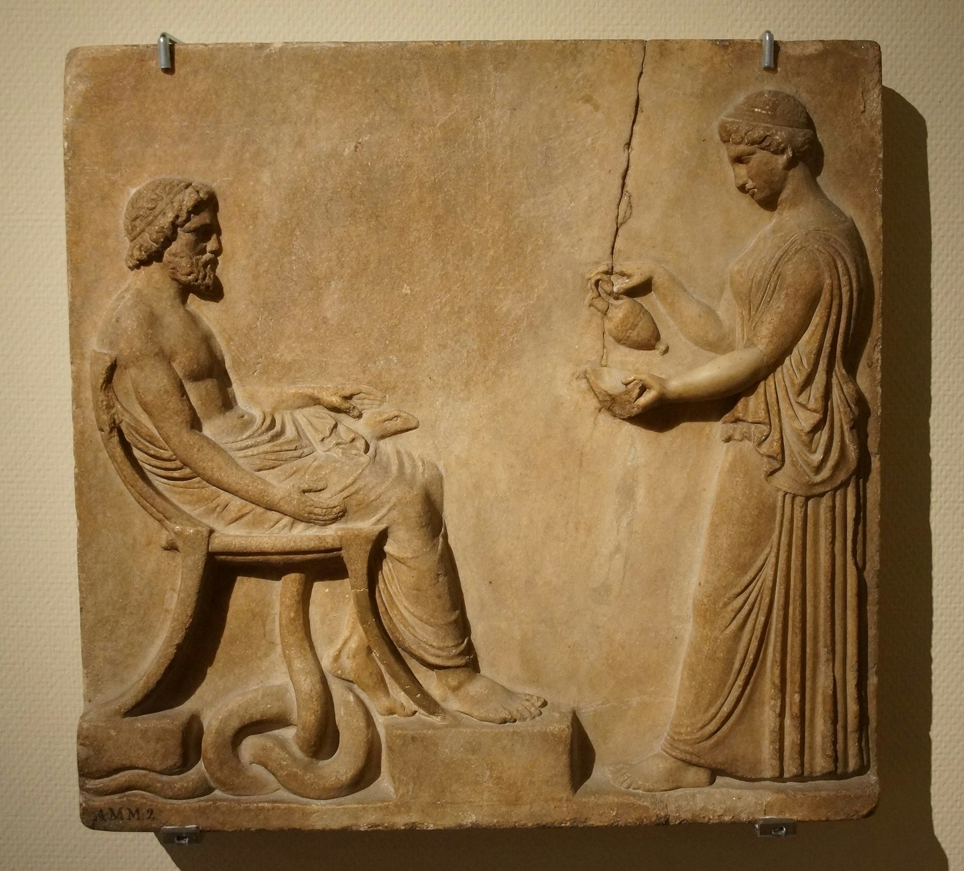 Relief of Asclepius and Hygieia