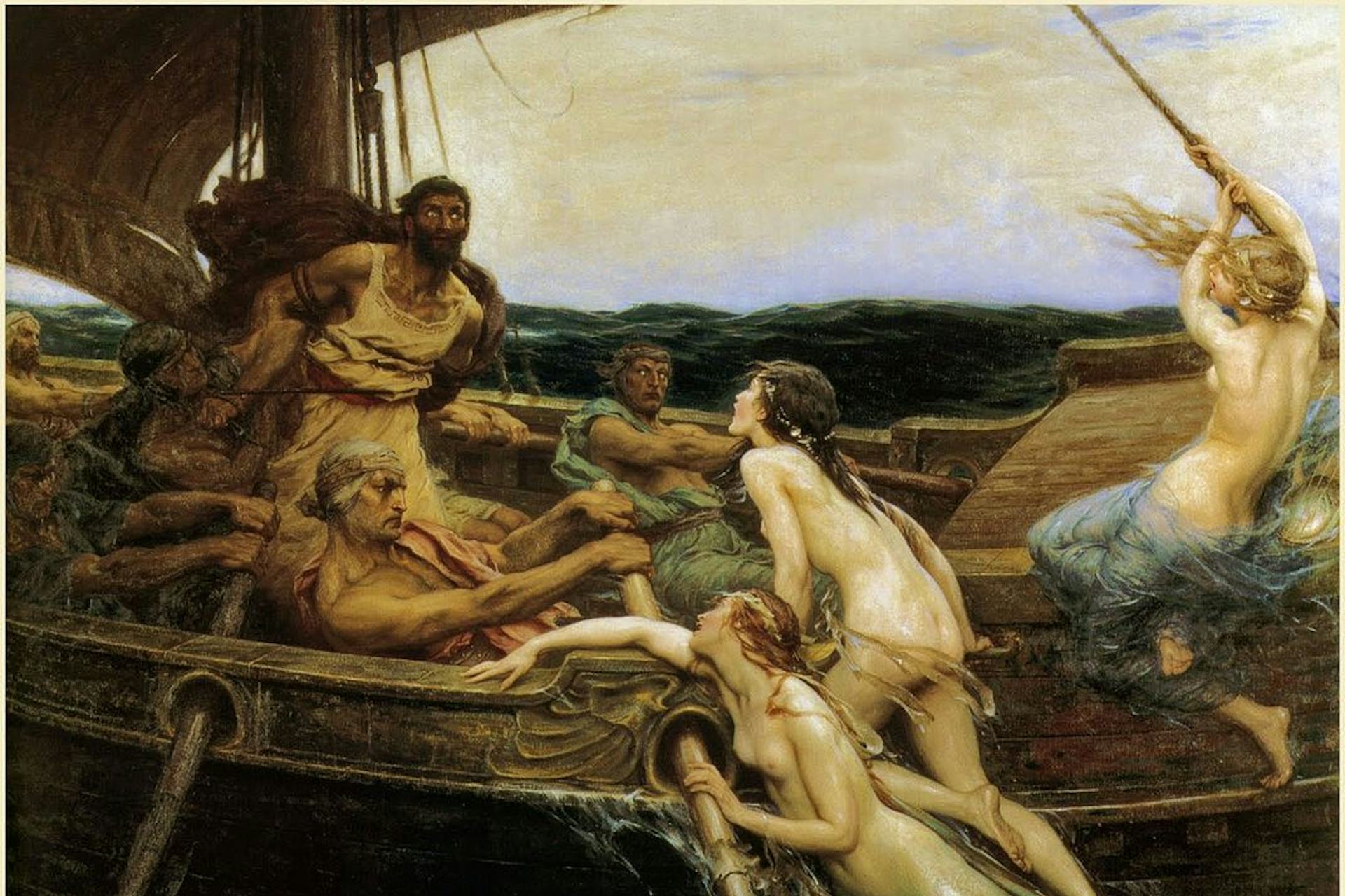 Ulysses and the Sirens by Herbert James Draper