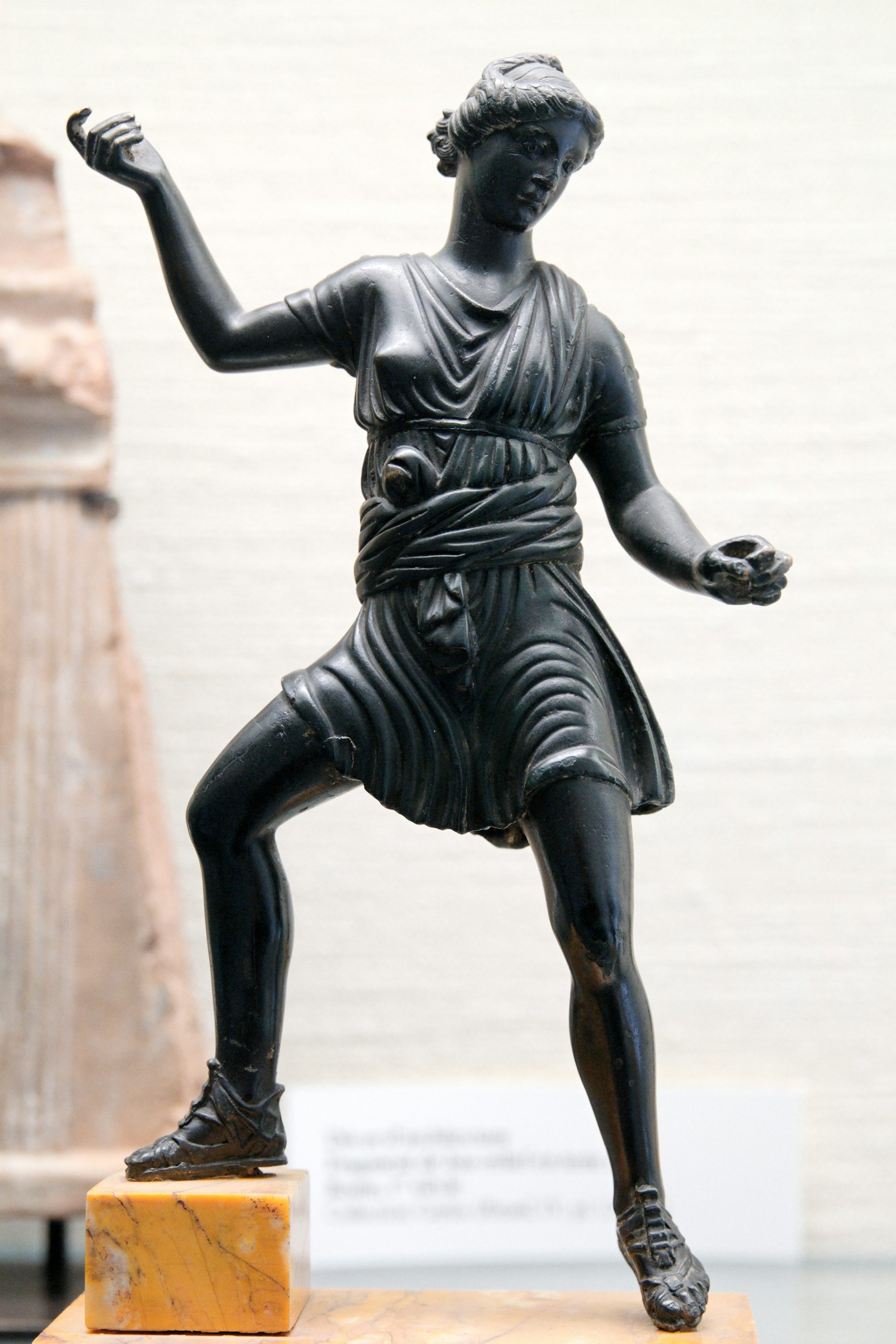 Bronze Statuette Diana Huntress First Century CE Paris France