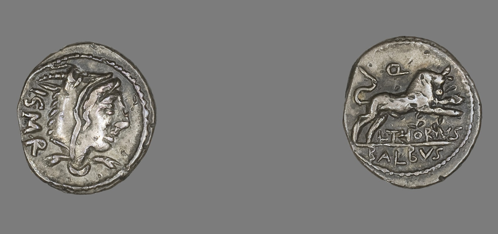 Denarius Coin Depicting Juno Sospita 105 BCE Art Institute of Chicago
