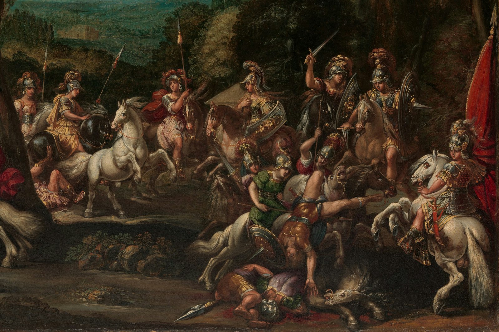 Amazons, Greek Hero (3x2)