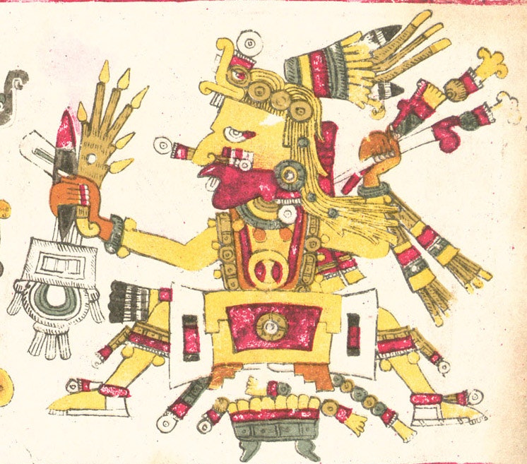 Tonacatecuhtli standing Codex Borgia