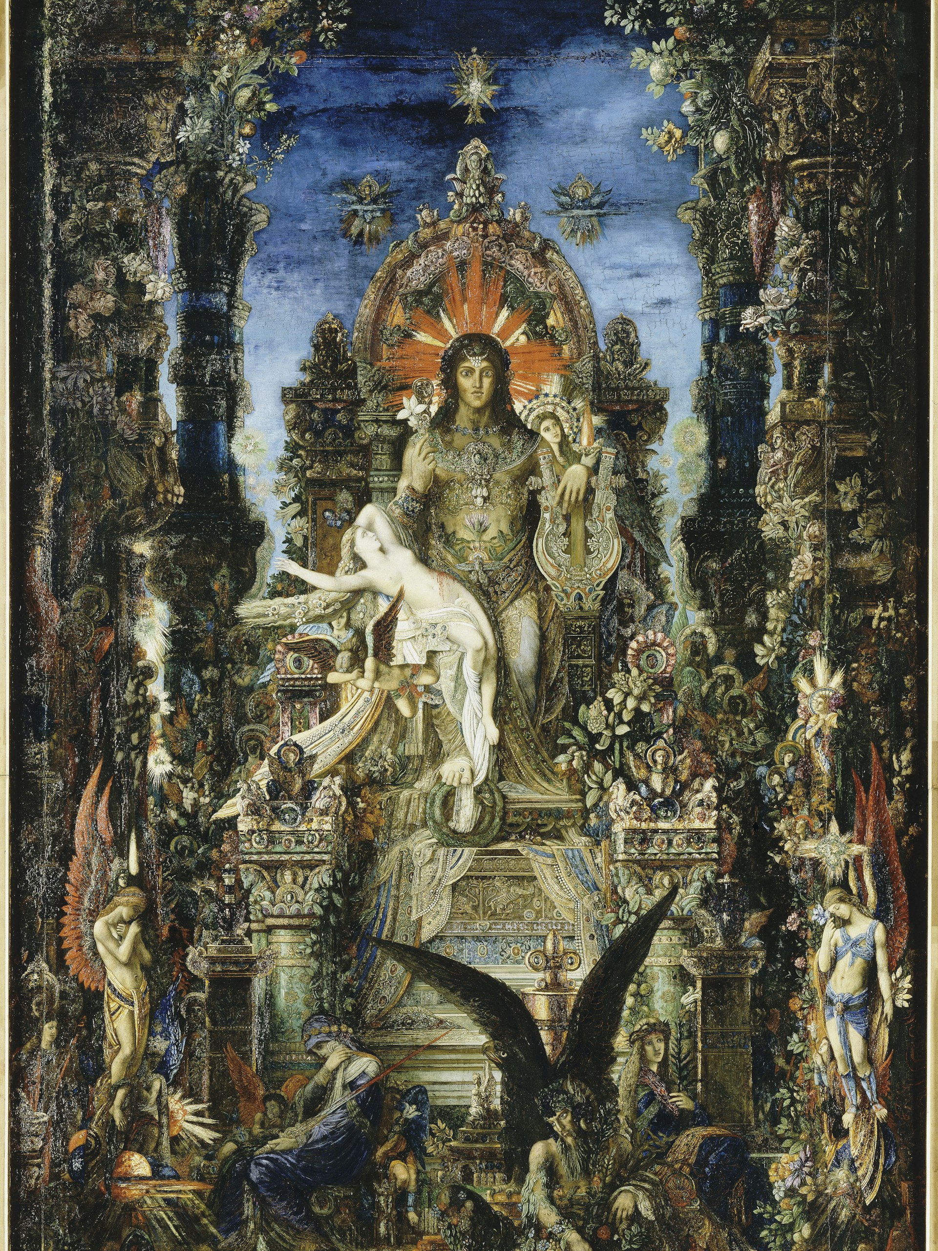 Jupiter and Semele by Gustave Moreau