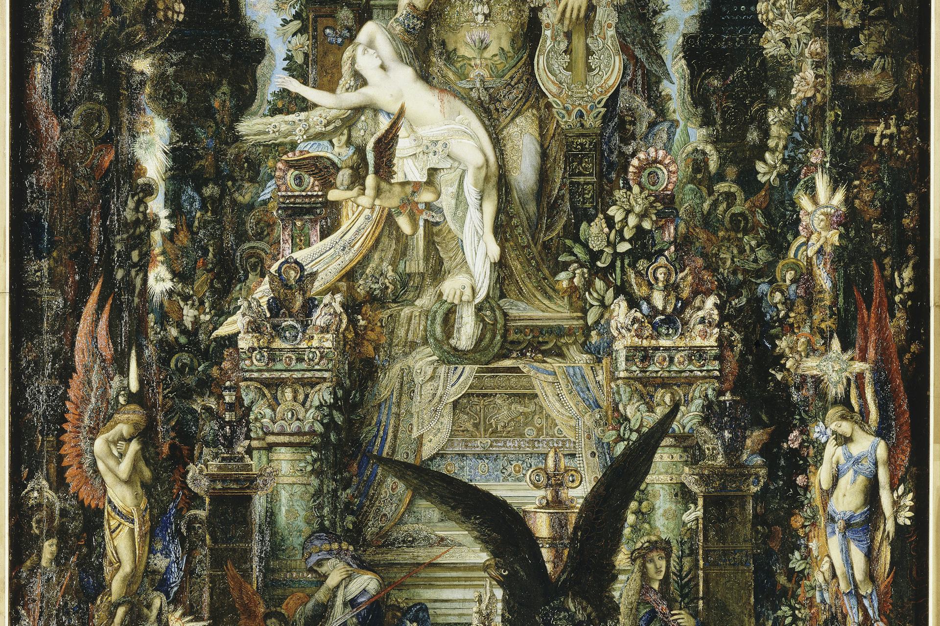 Jupiter and Semele by Gustave Moreau