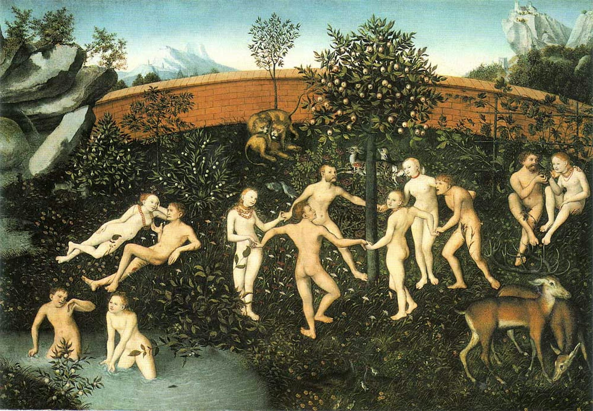 The Golden Age by Lucas Cranach the Elder