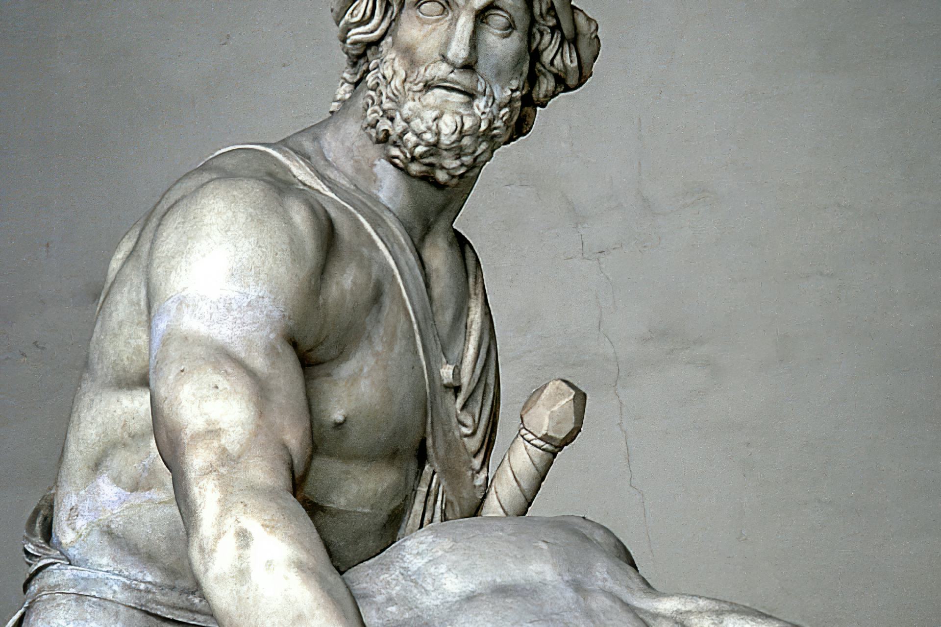 Menelaus holding the body of Patroclus