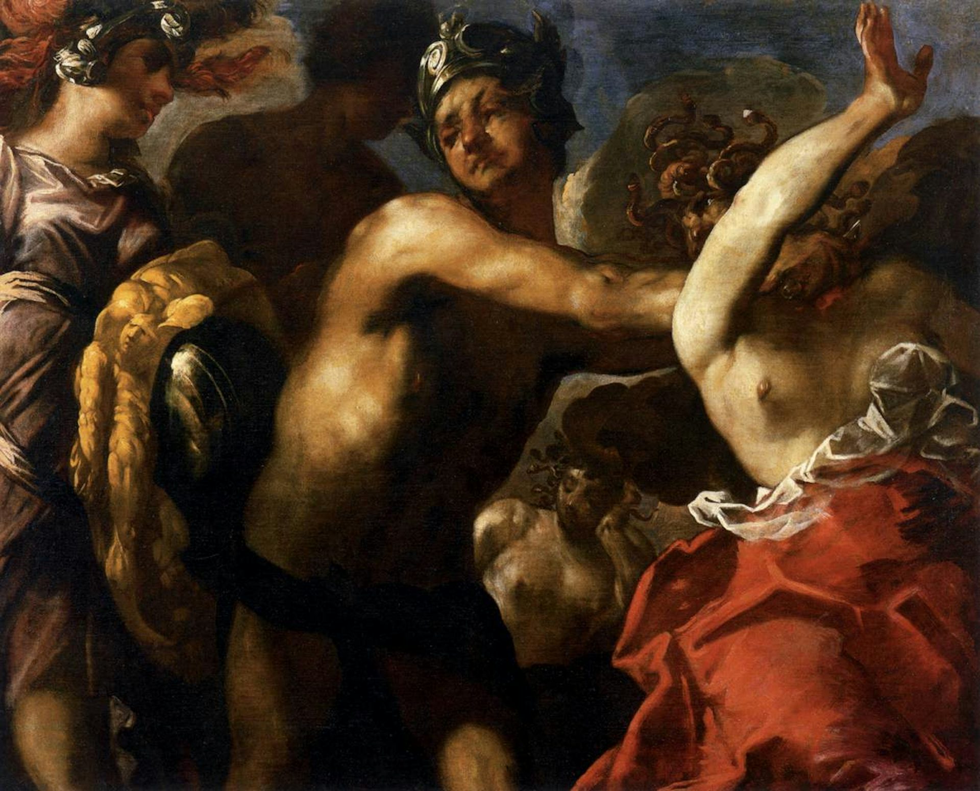 Perseus Beheading Medusa by Francesco Maffei