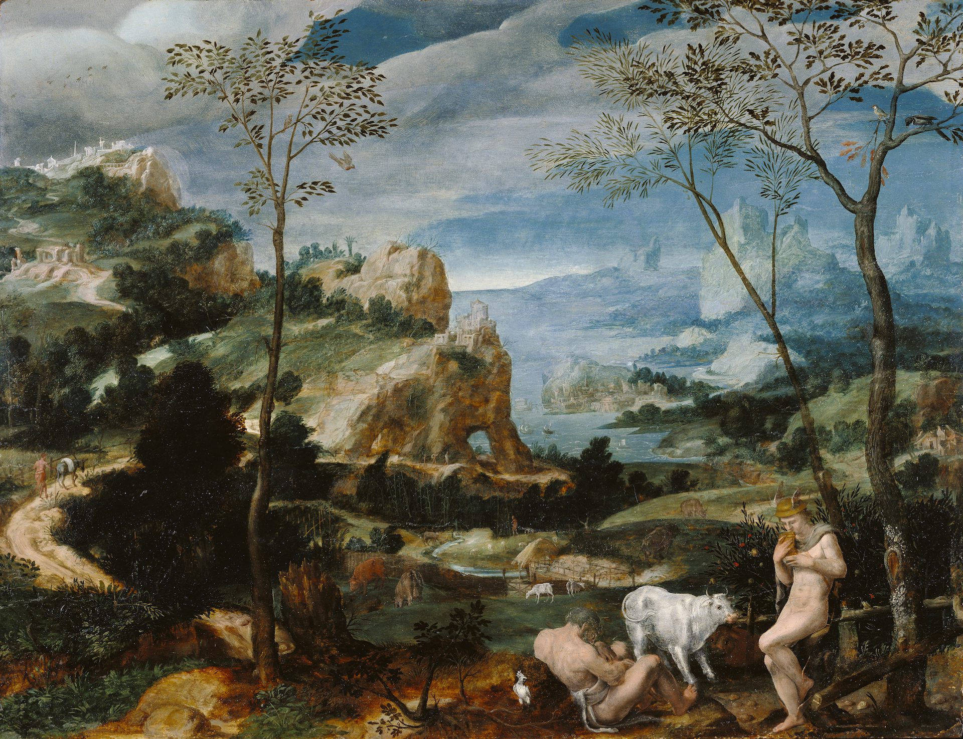 Landscape with Mercury and Argus Unknown Maker Flemish Circa 1570 Getty Museum