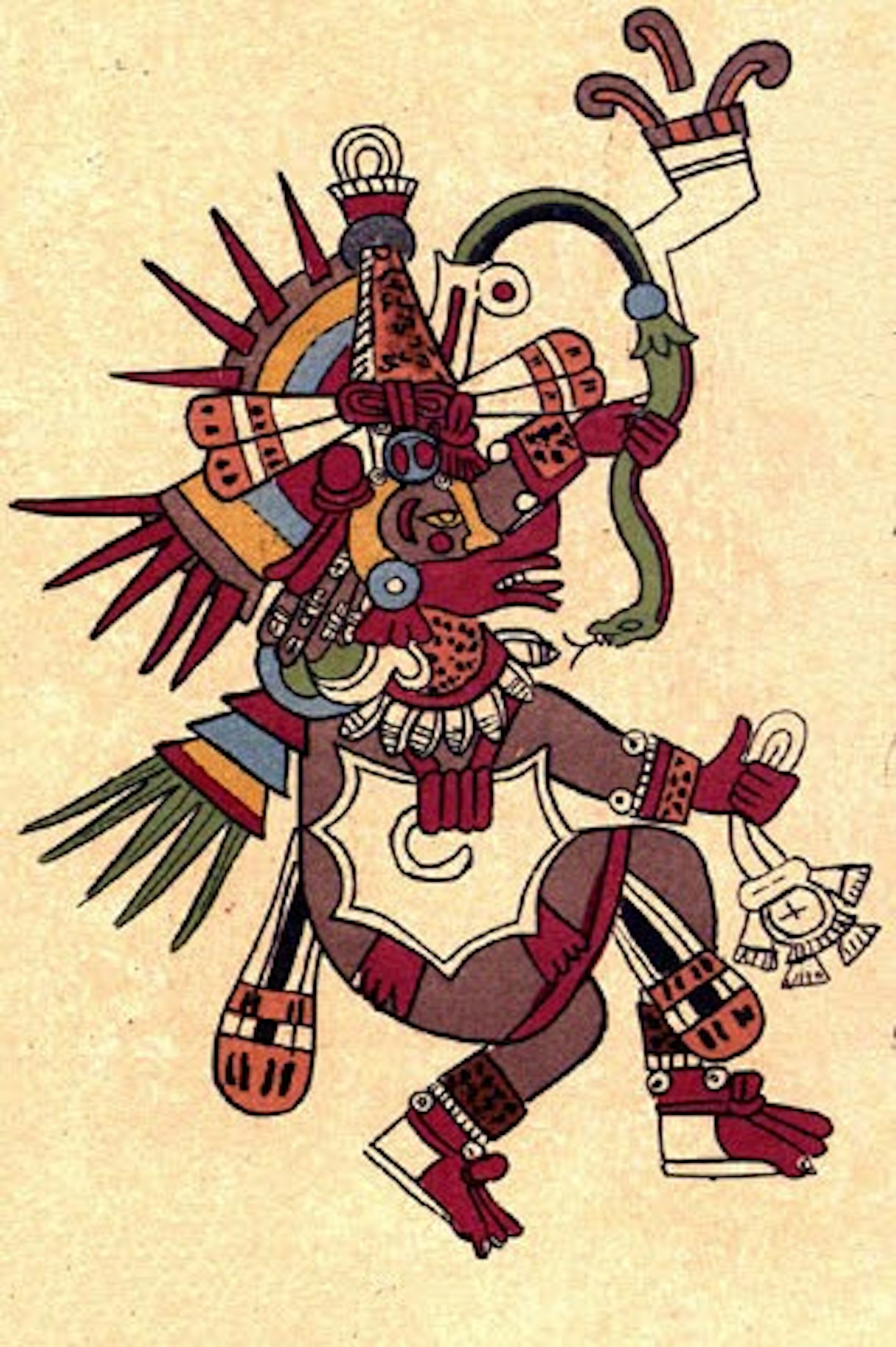 Quetzalcoatl 16. Yüzyıl Codex Bornbonicus