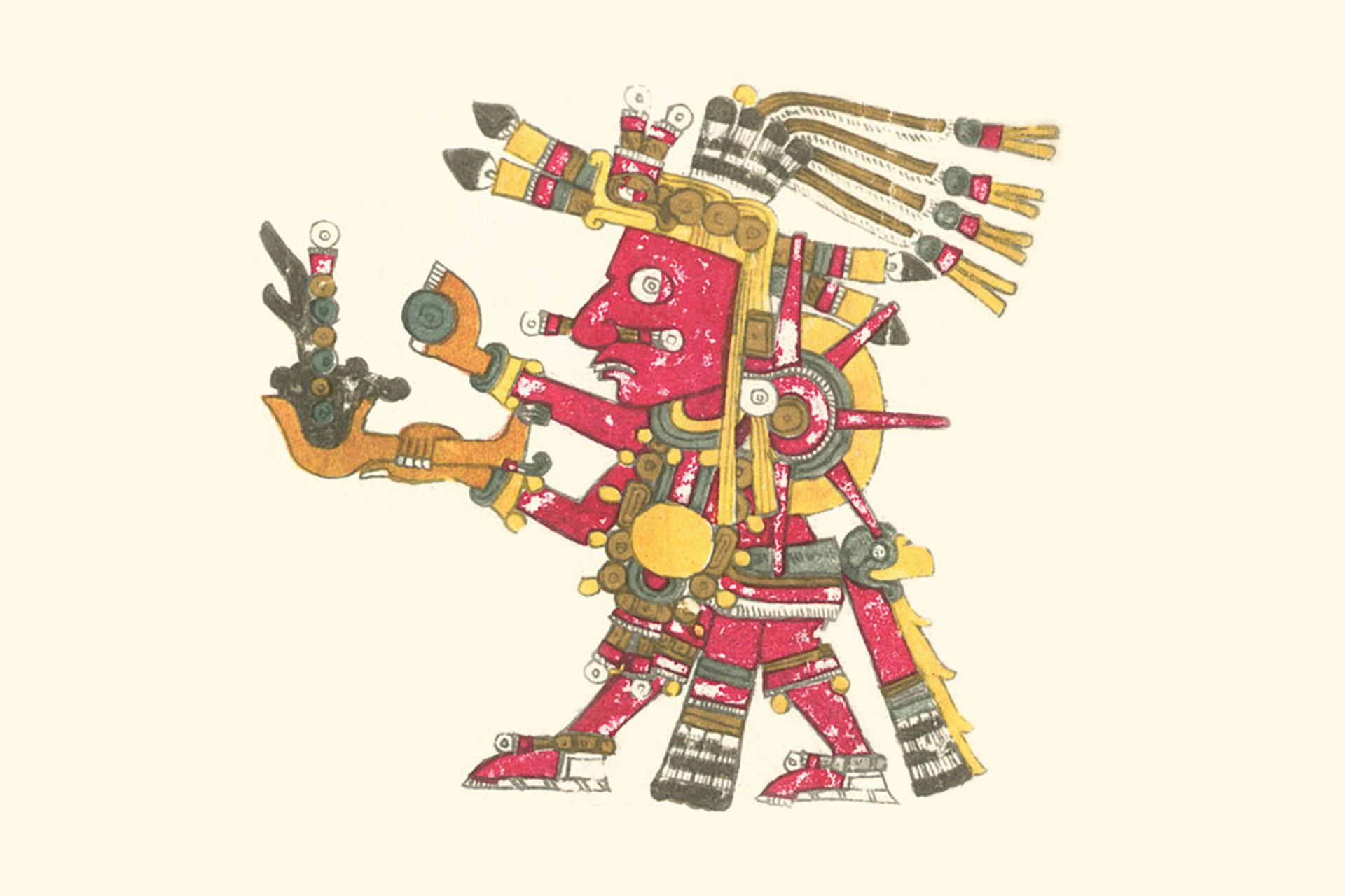 Tonatiuh, Aztec Fifth Sun God (3:2)