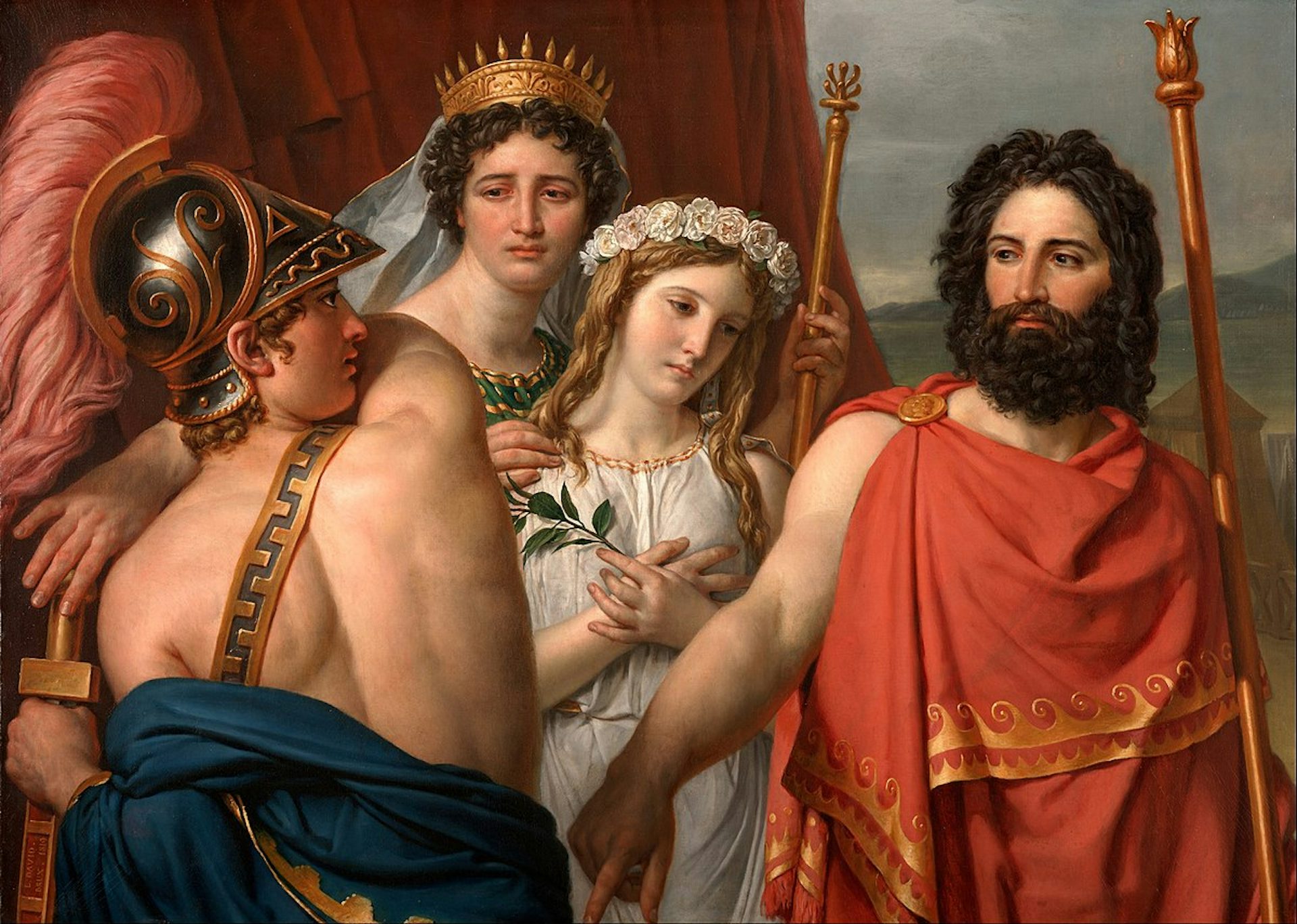 Jacques-Louis David - The Anger of Achilles - Google Art Project