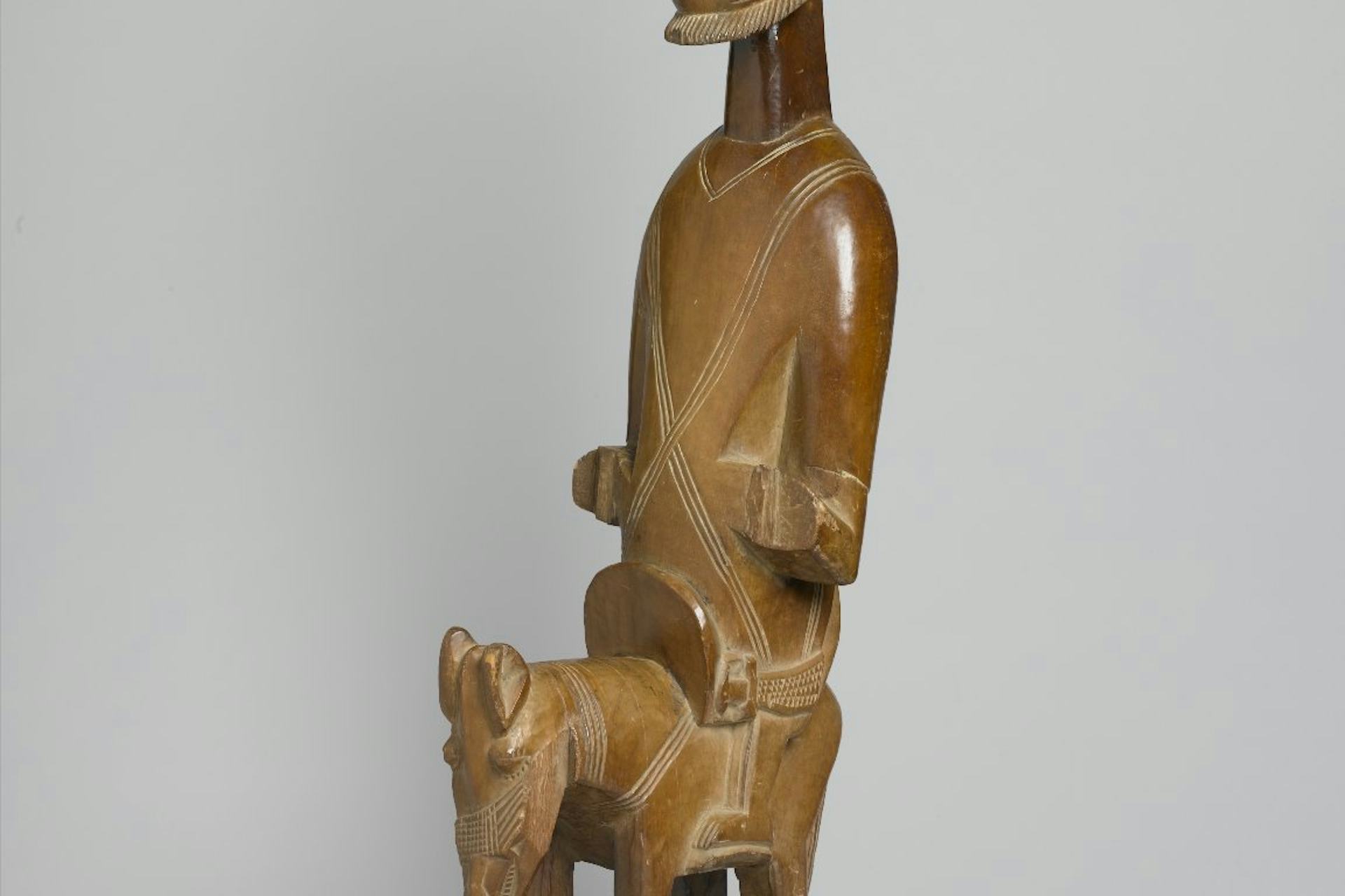 Figure of Shango on Horseback by Toibo of Erin (1920s-1930s).