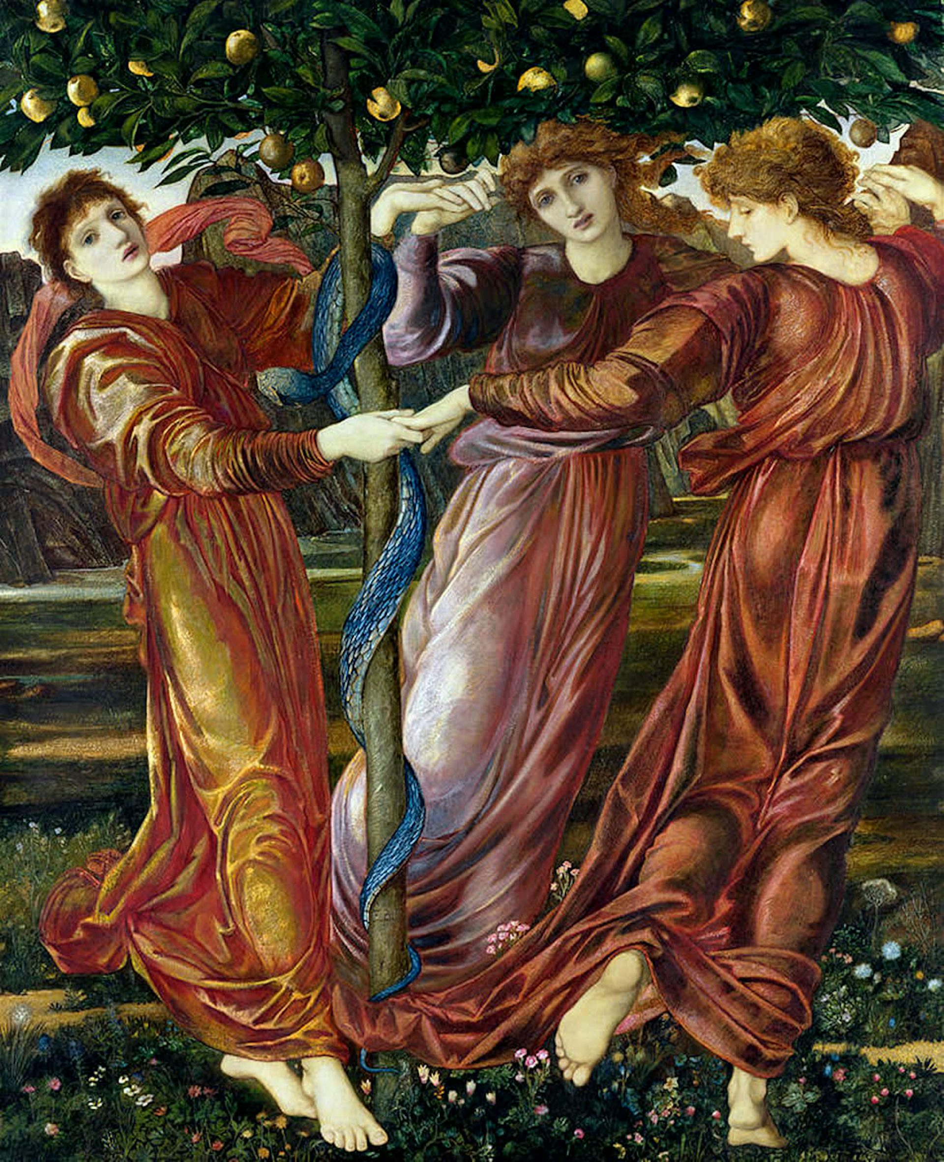 Garden of the Hesperides by Edward Burne Jones, circa1869