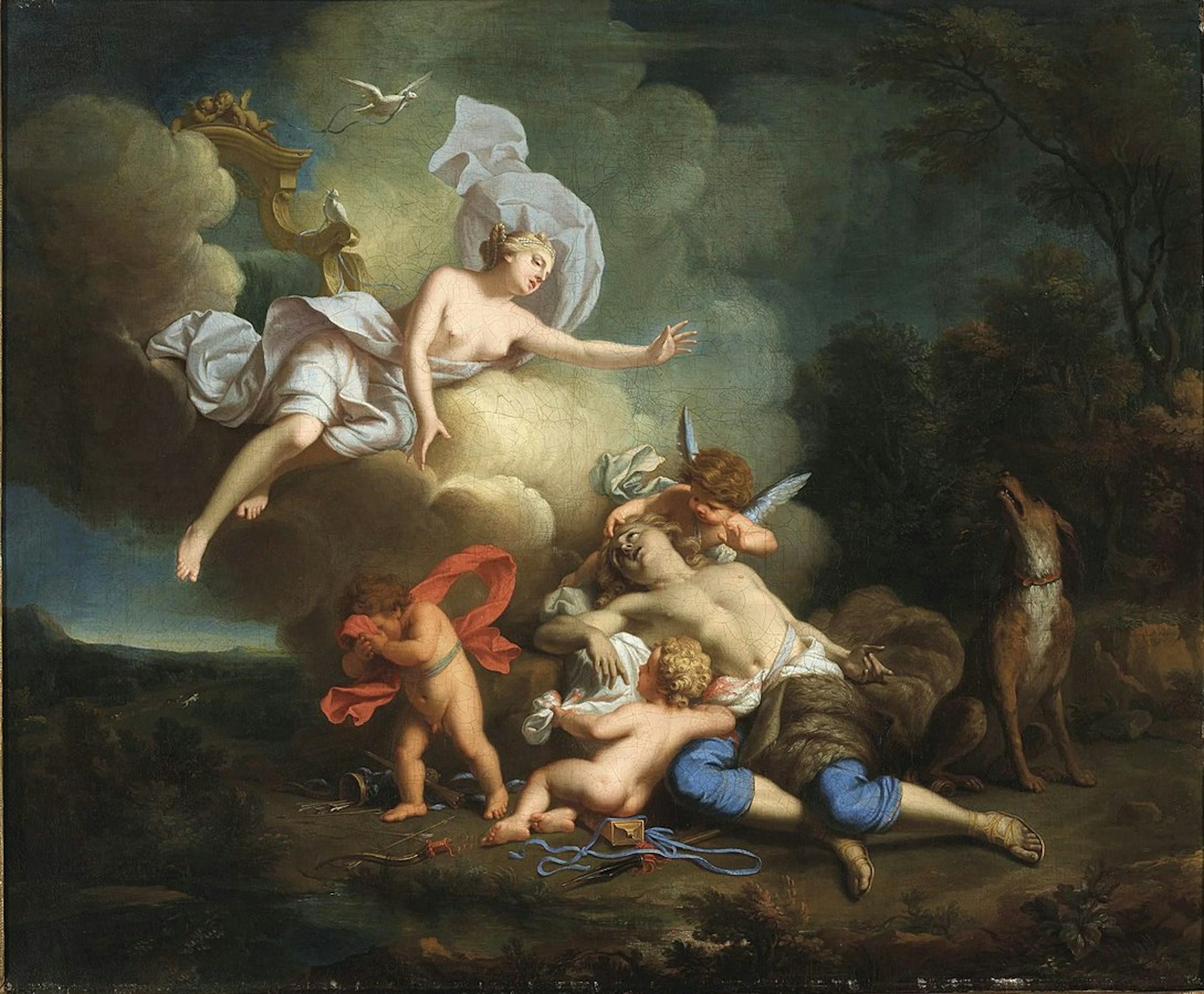 The Death of Adonis by Jean-Baptiste Nattier