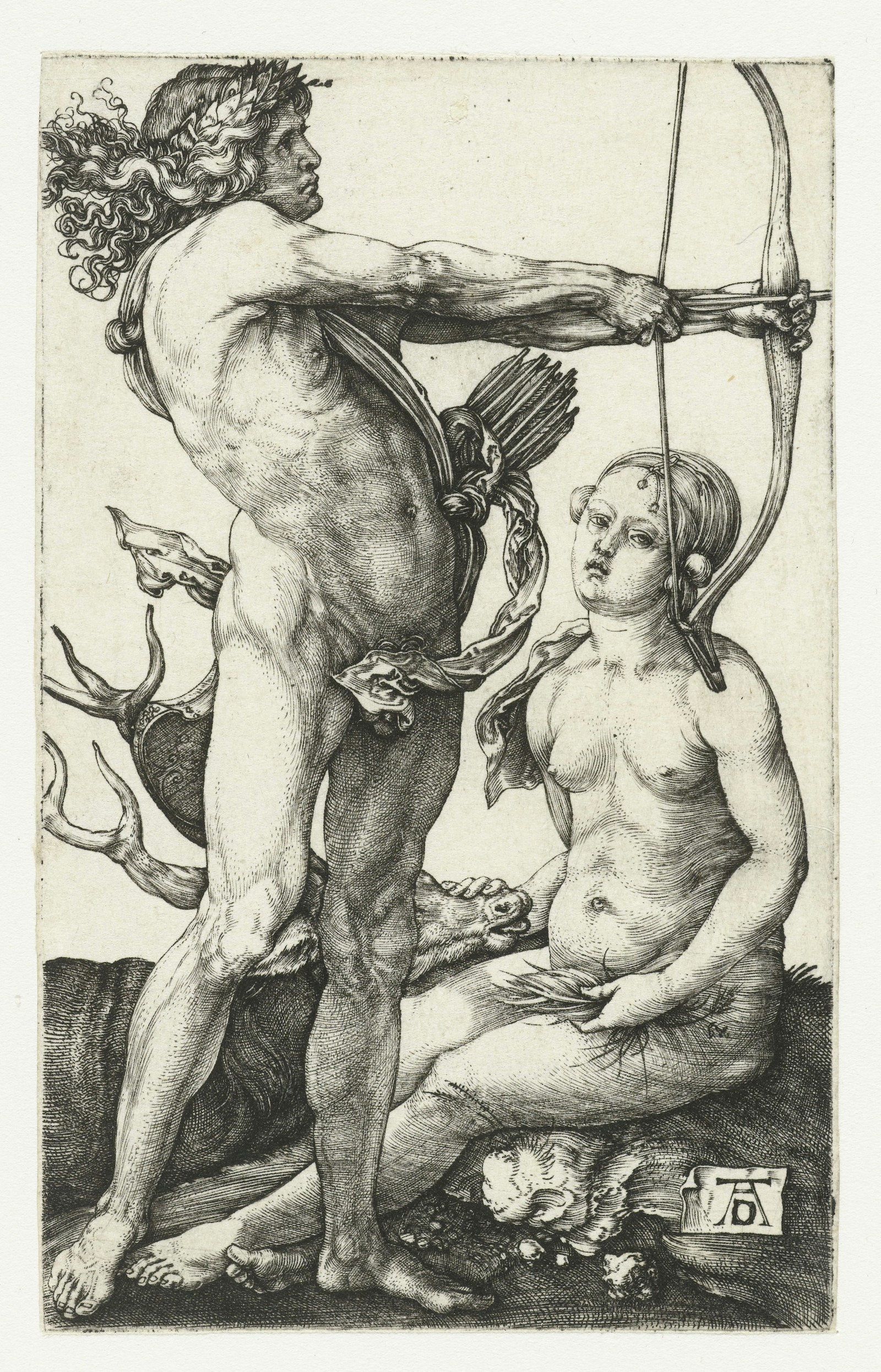 Apollo en Diana Albrecht Durer Rijksmuseum