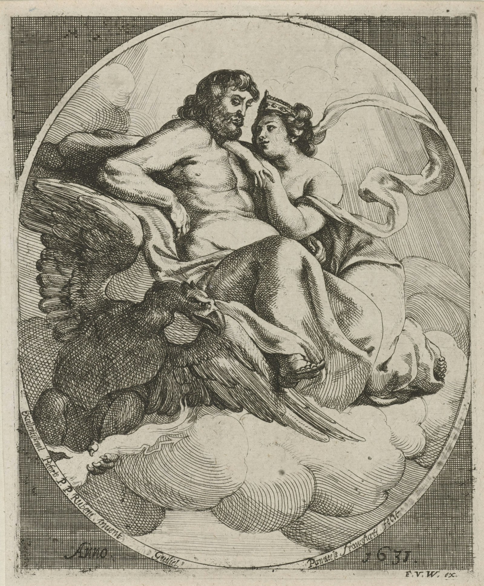 Jupiter and Juno Willem Panneels after Peter Paul Rubens 1631 Rijksmuseum