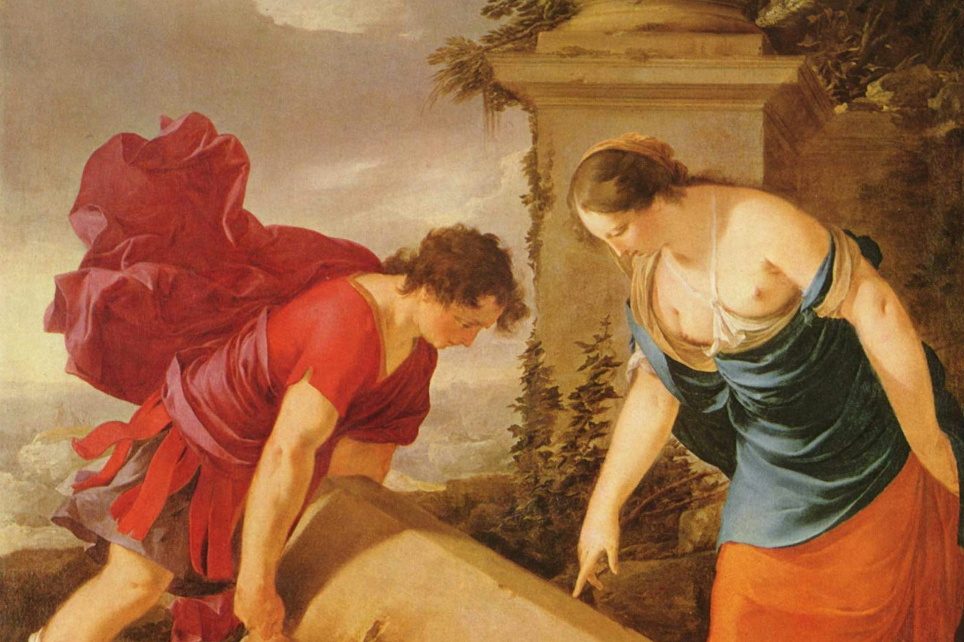Theseus and Aethra by Laurent de La Hyre