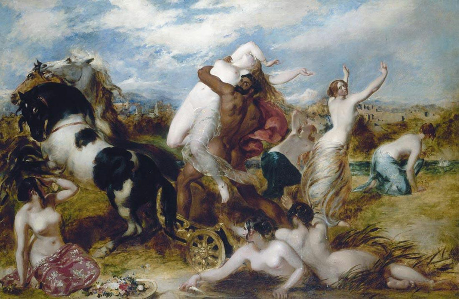 Pluto Carrying off Proserpine by William Etty