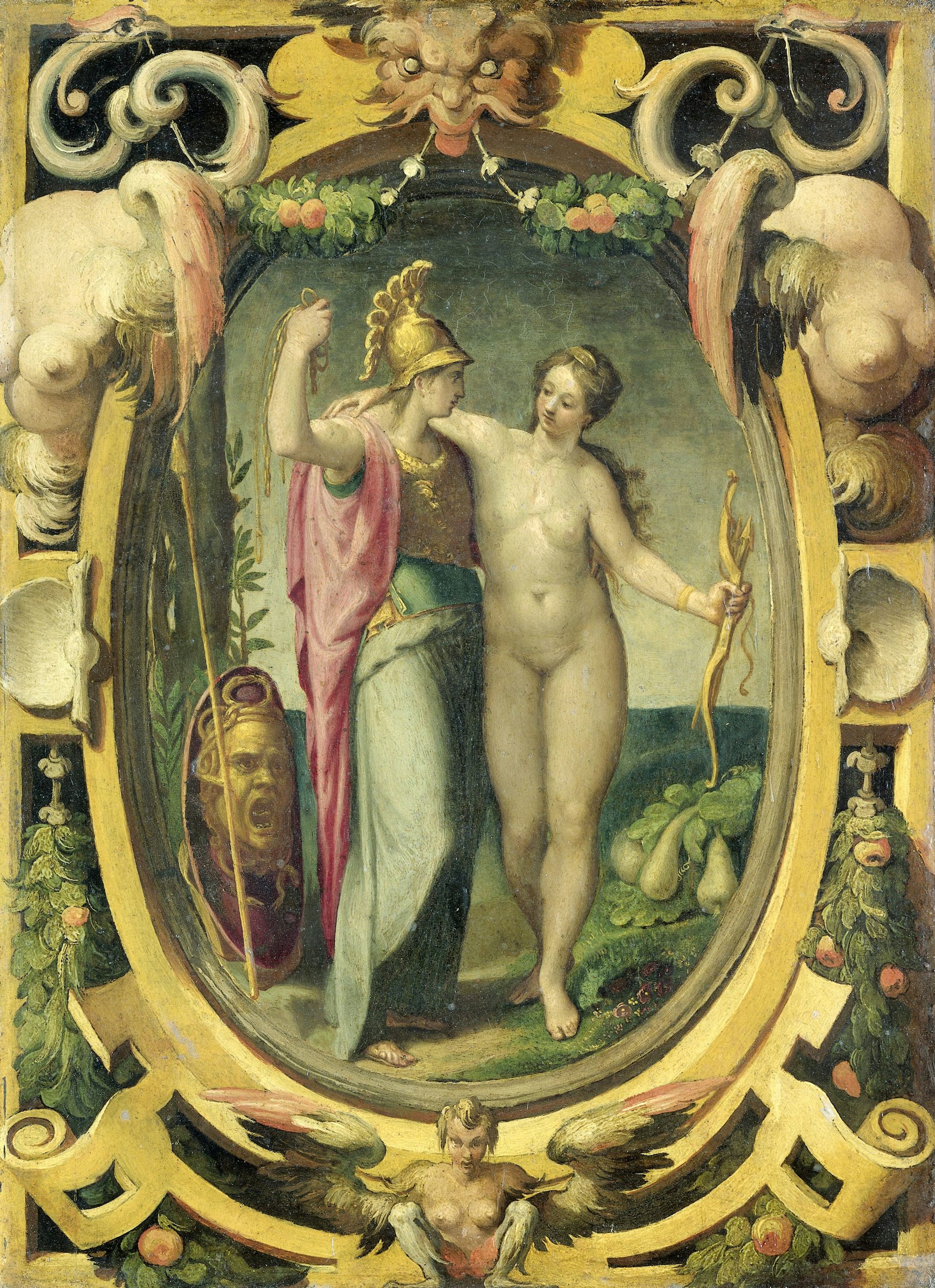 Venus and Minerva Circle Of Pellegrino Tibaldi circa 1600 Rijksmuseum