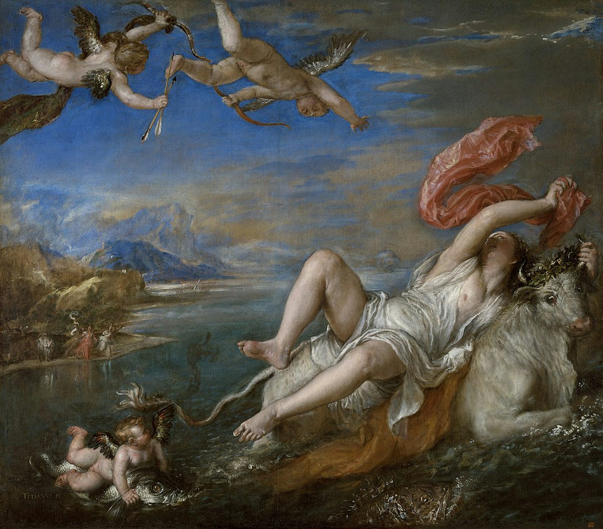 Rape of Europa, Titian