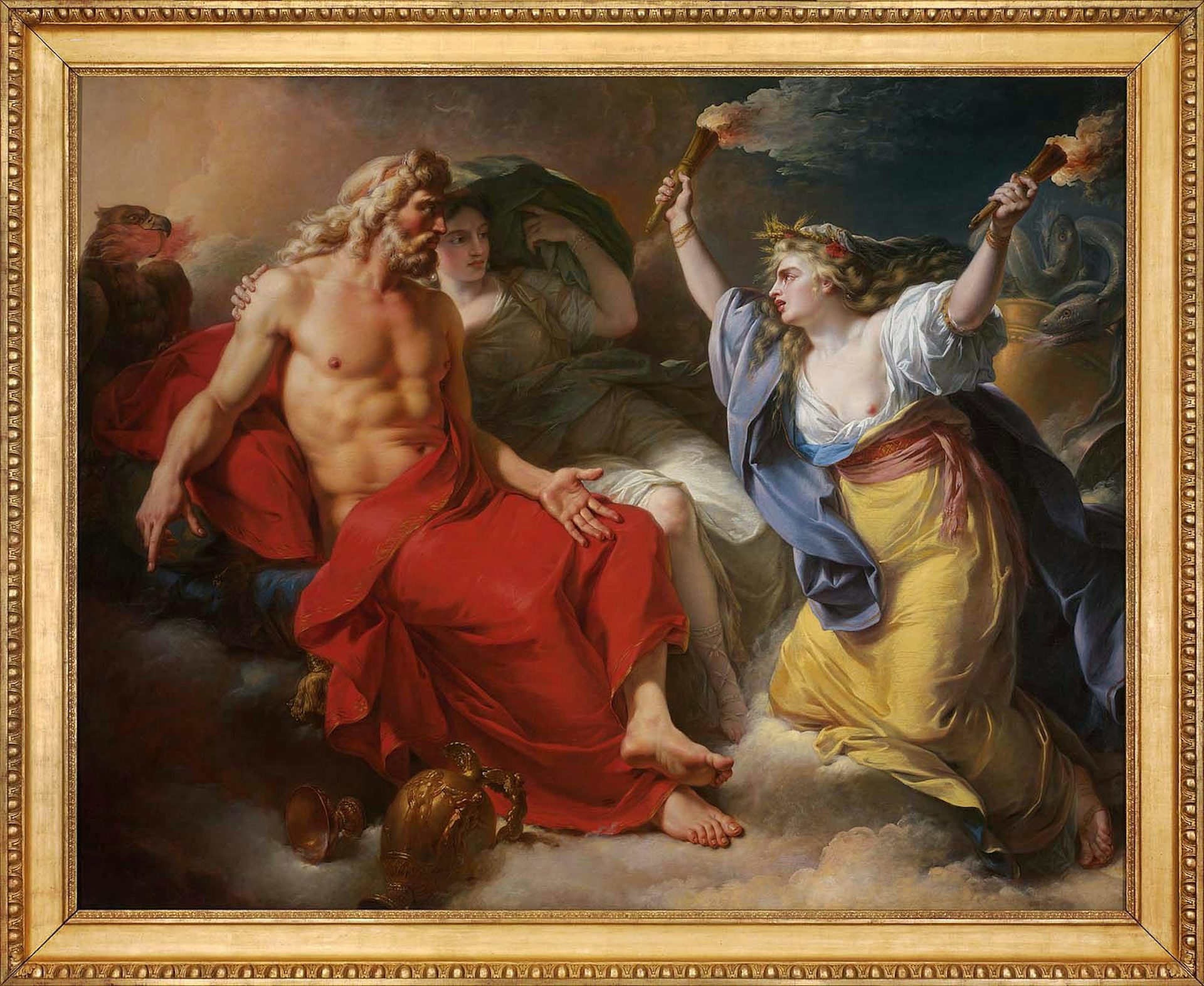 Ceres Begging For Jupiters Thunderbolt After the Kidnapping of her Daughter Proserpine Antoine Francois Callet 1777 MFA Boston