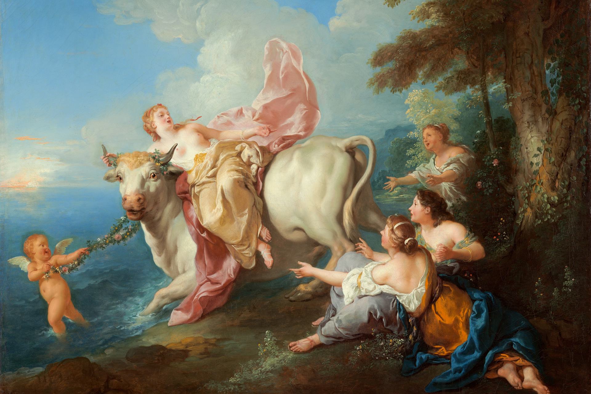 The Abduction of Europa by Jean François de Troy