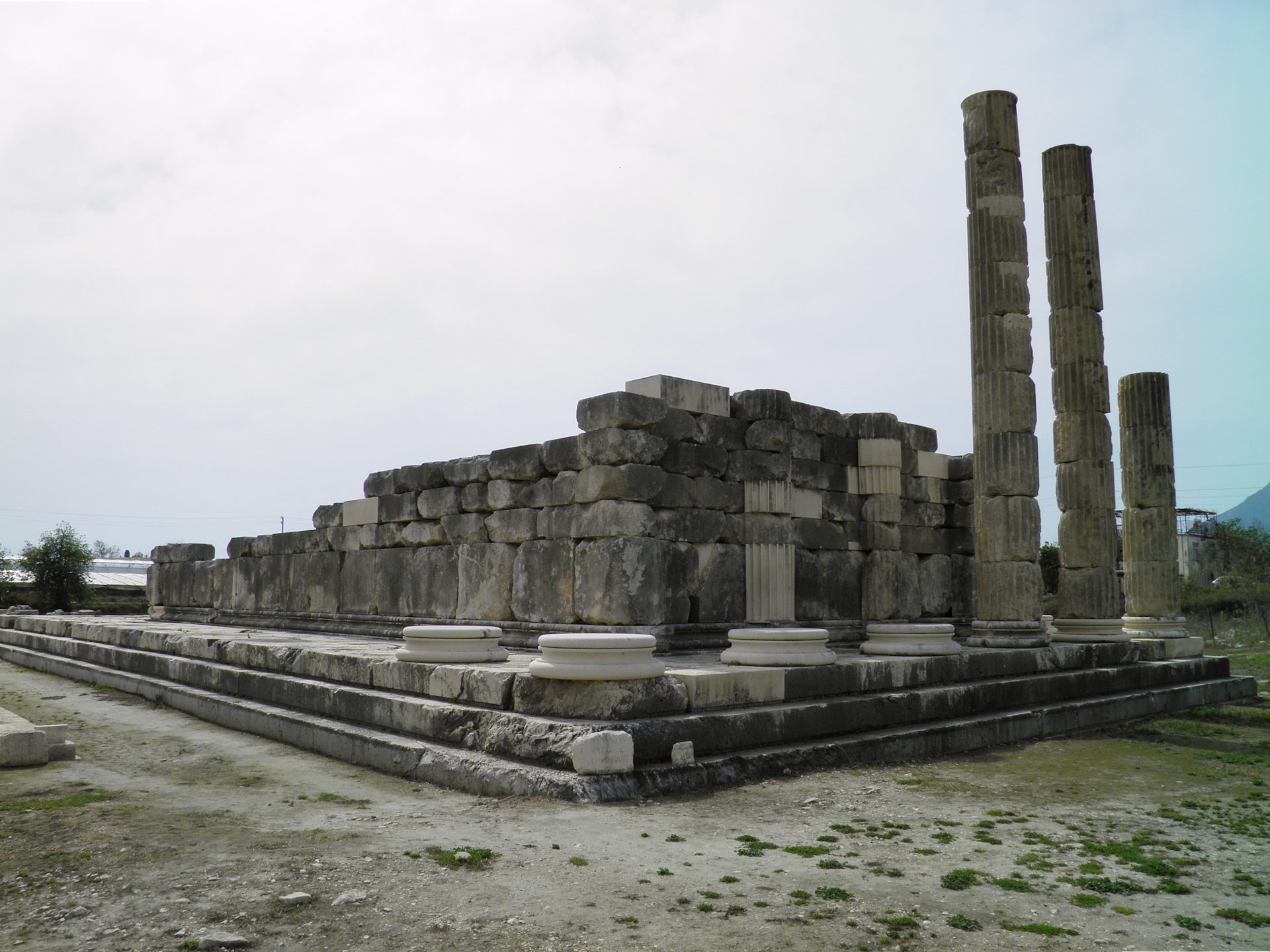 Remains of the ancient Letoon in Xanthus in Lycia