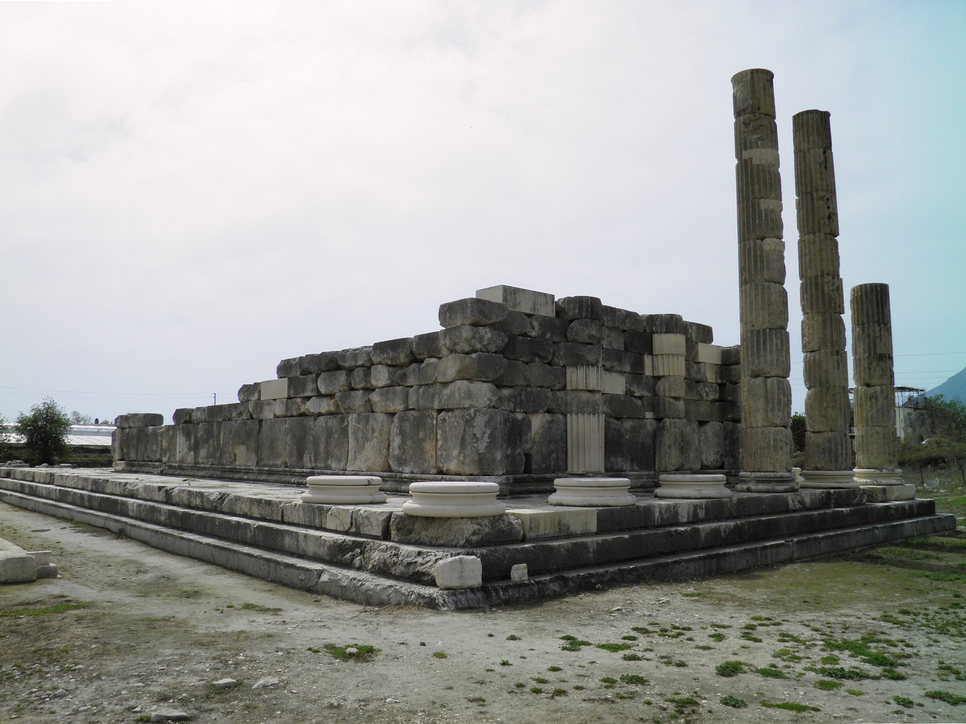 Remains of the ancient Letoon in Xanthus in Lycia 