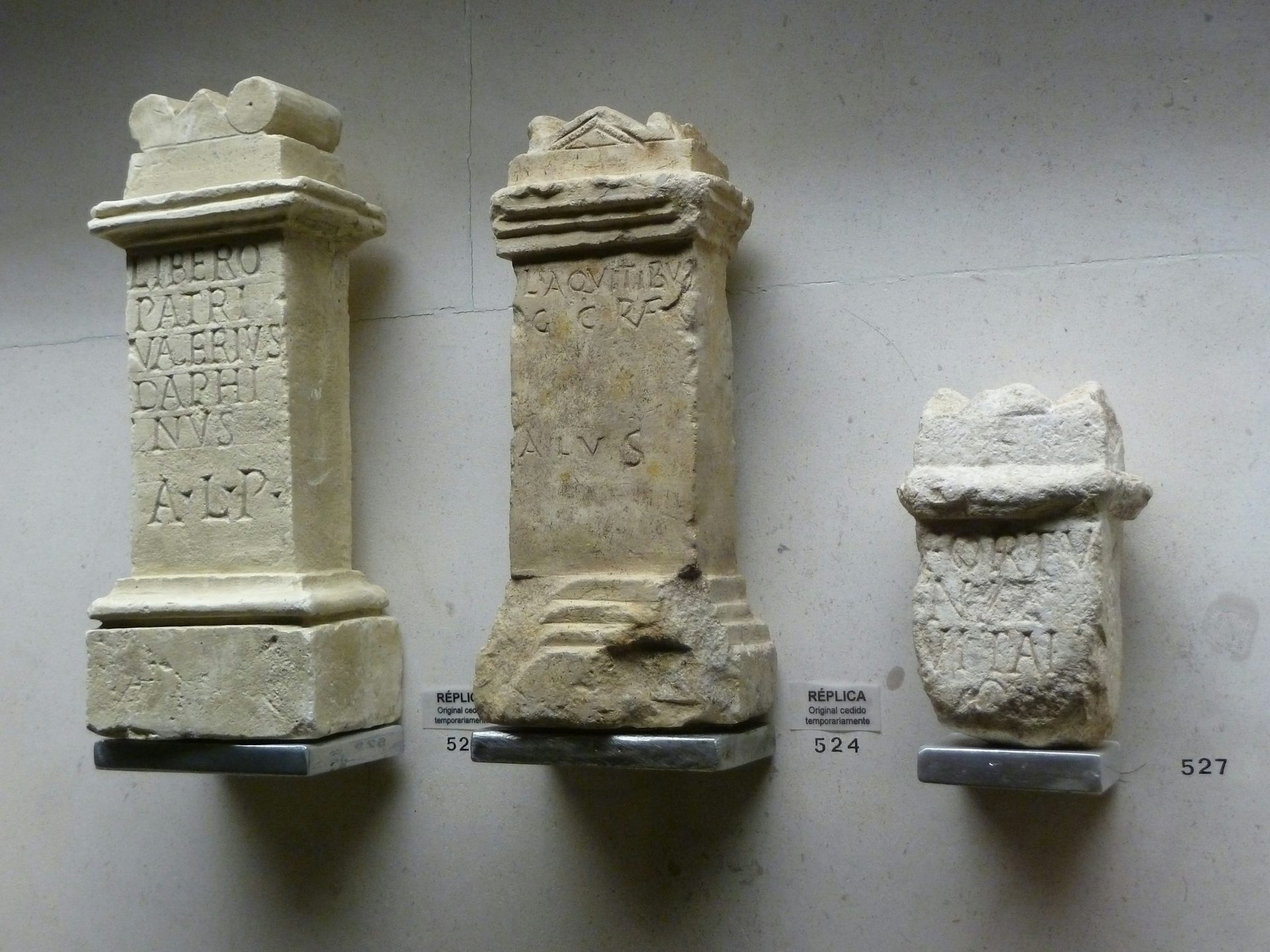 Votive altars of Liber