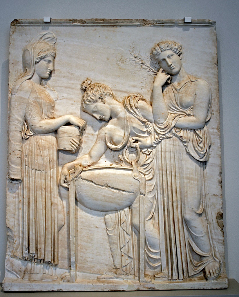 Relief with Medea and the daughters of Pelias