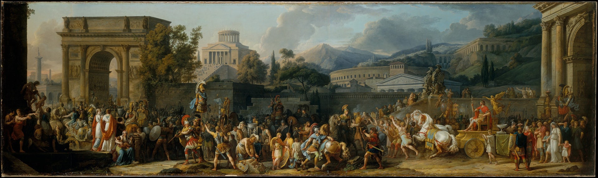 The Triumph of Aemilius Paulus by Carle Vernet