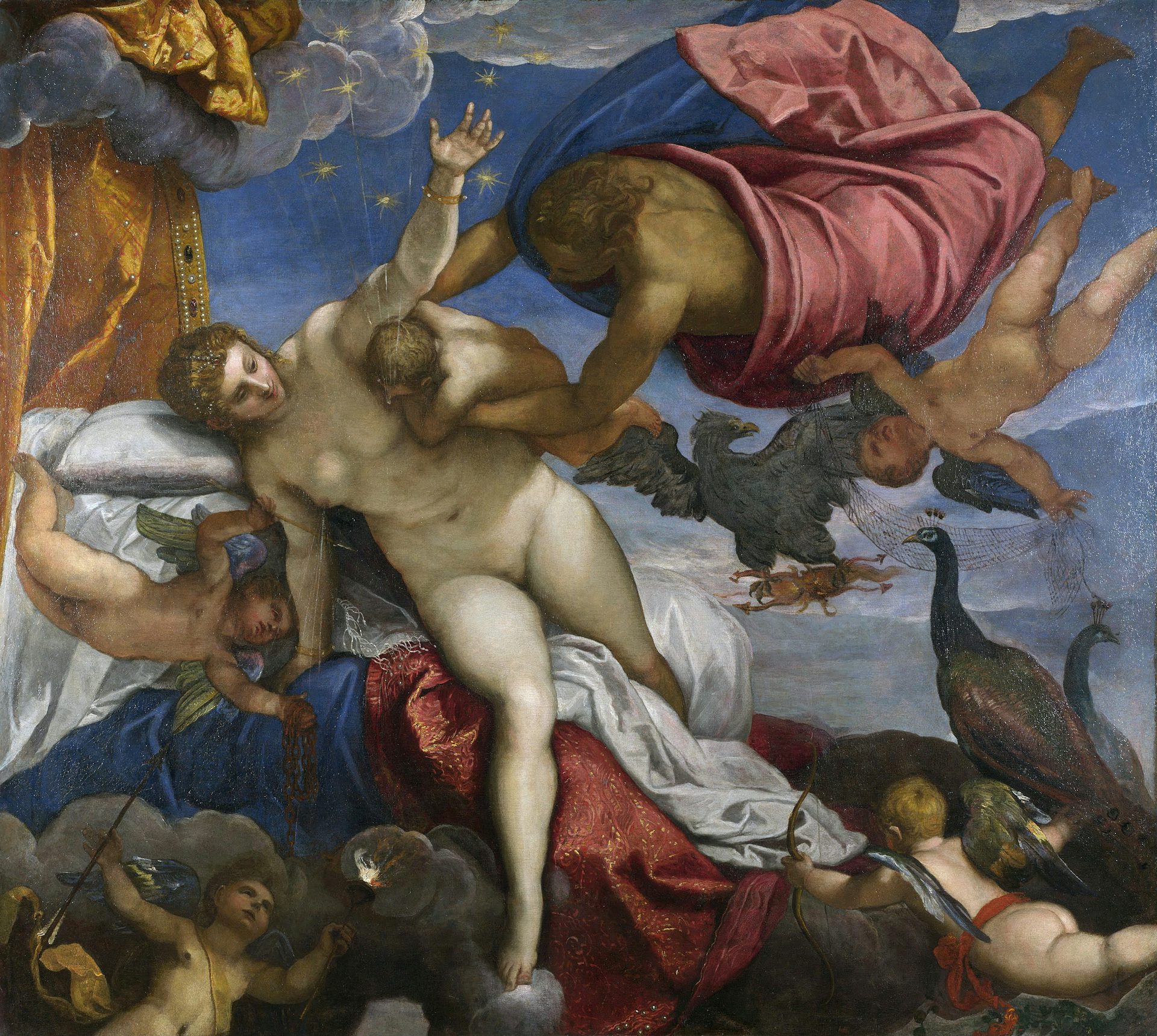 The Origin of the Milky Way by Jacopo Tintoretto