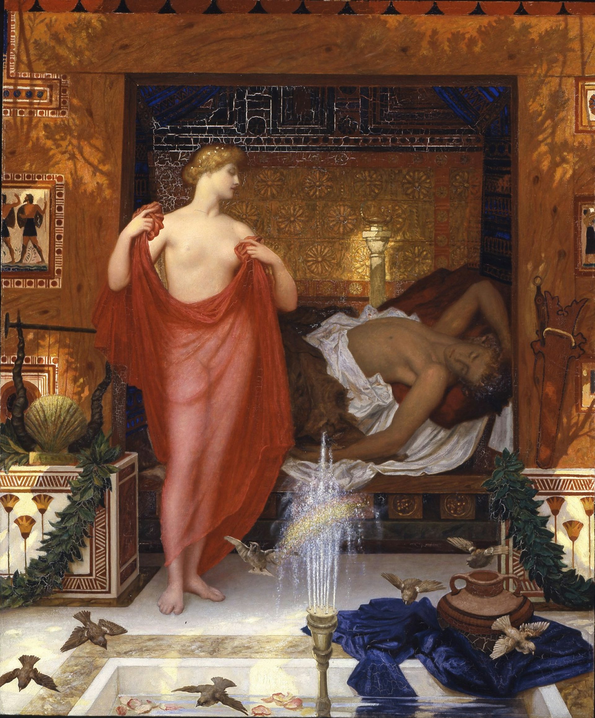 Hera in the House of Hephaistos by William Blake Richmond