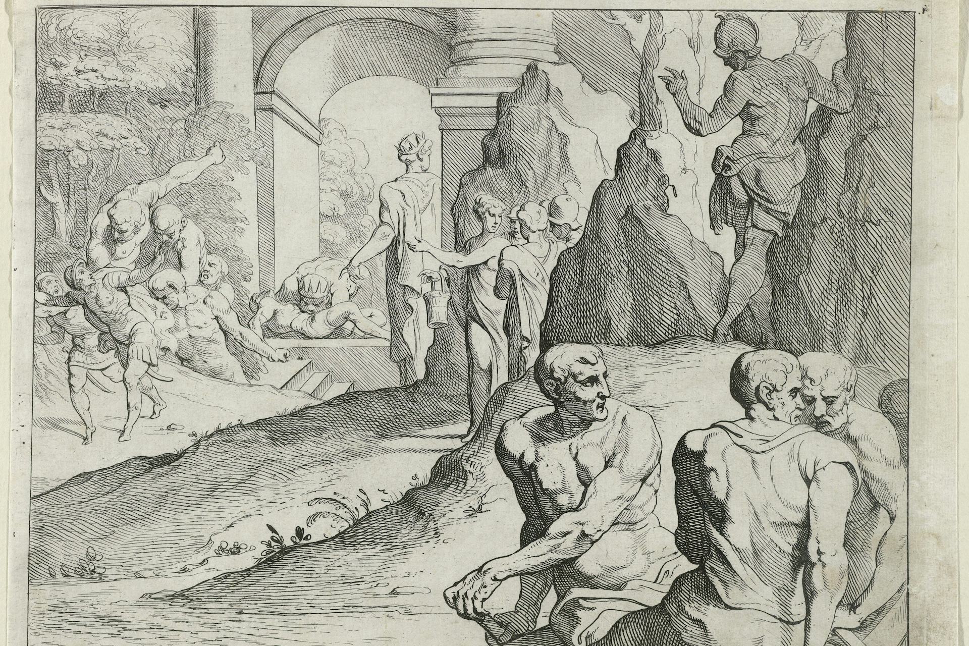 Odysseus in the Land of the Laestrygonians by Theodoor van Thulden, after Francesco Primaticcio